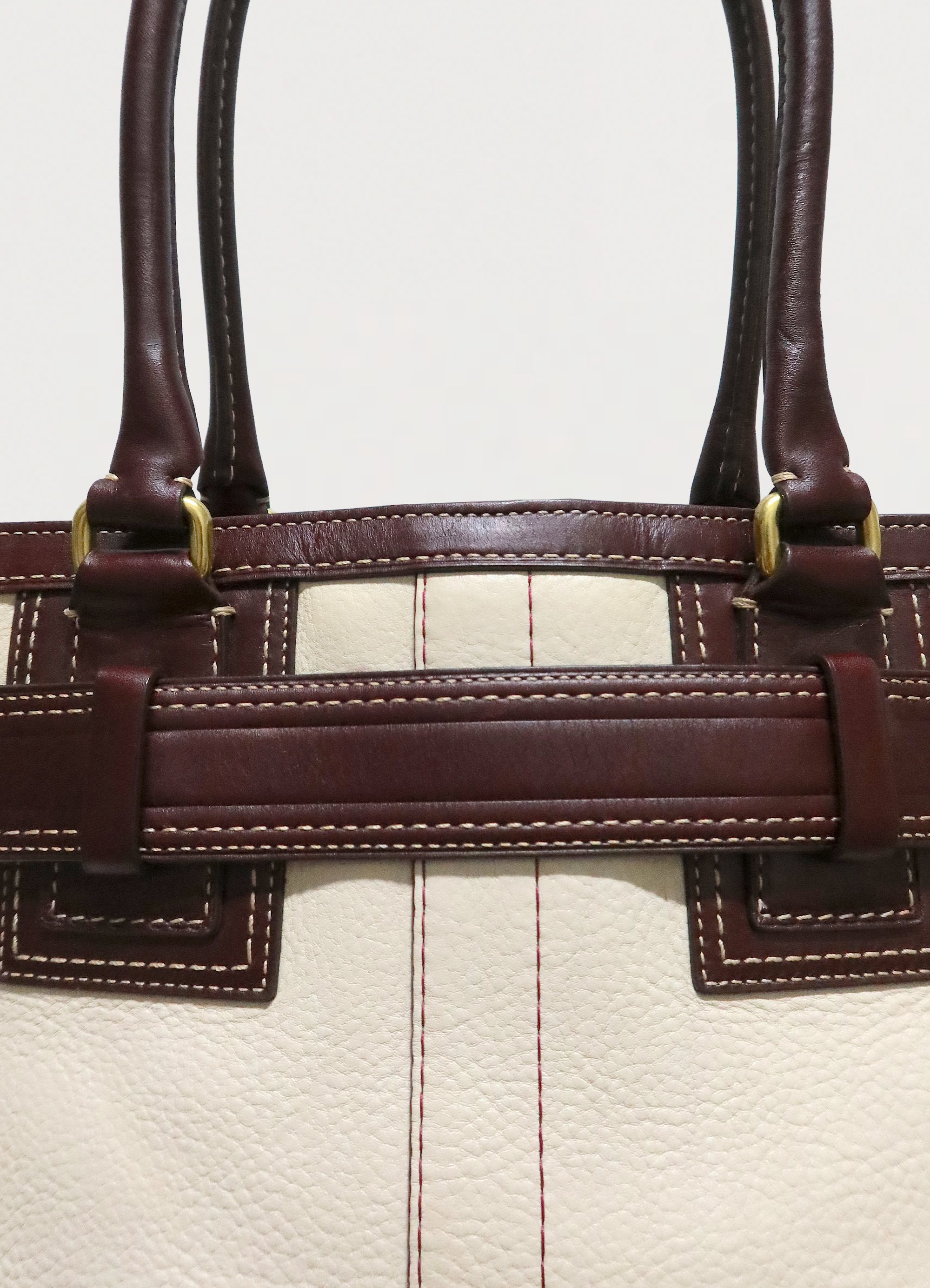 HAMPTONS LEATHER TOTE SHOULDER BAG