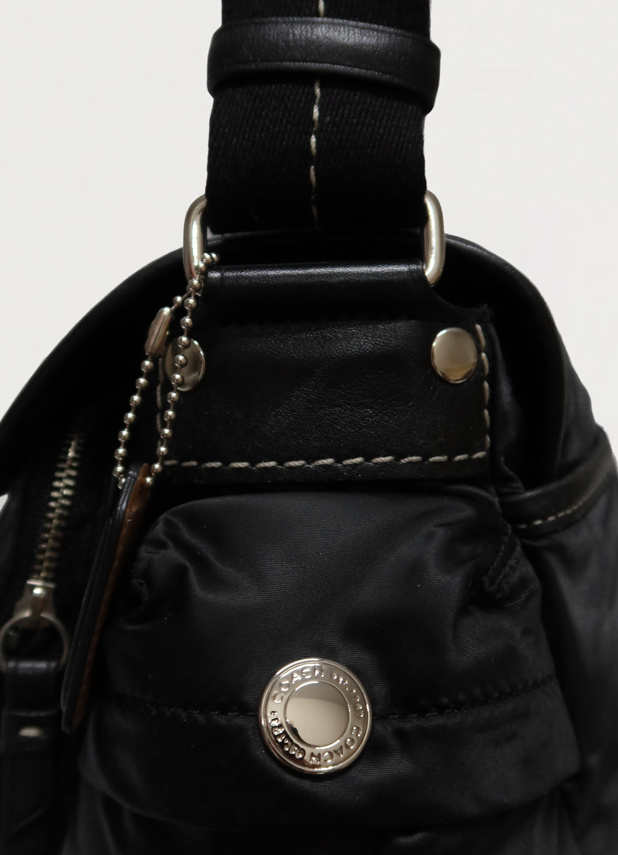 BUCKLE FLAP POCKET SATCHEL BAG