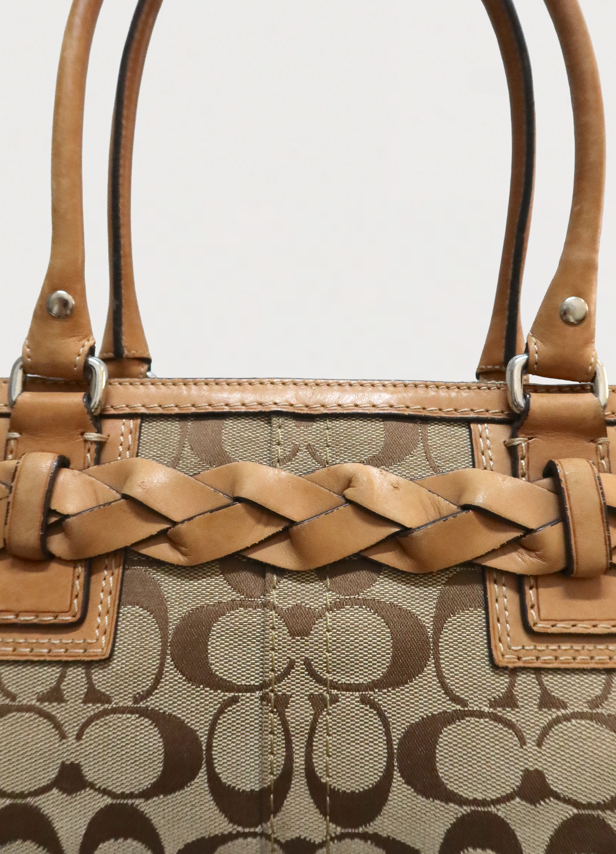 SIGNATURE HAMPTONS CARRYALL SATCHEL BAG