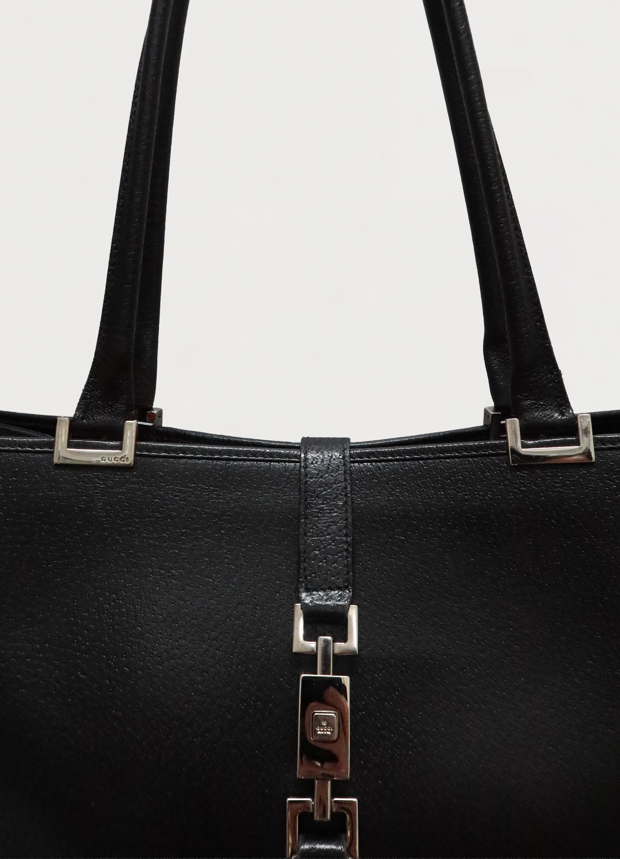 JACKIE LEATHER WORK TOTE BAG