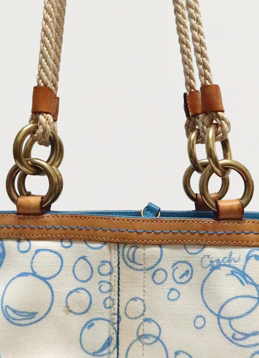 LIMITED EDITION RESORT BUBBLE FISH CORAL TOTE BAG