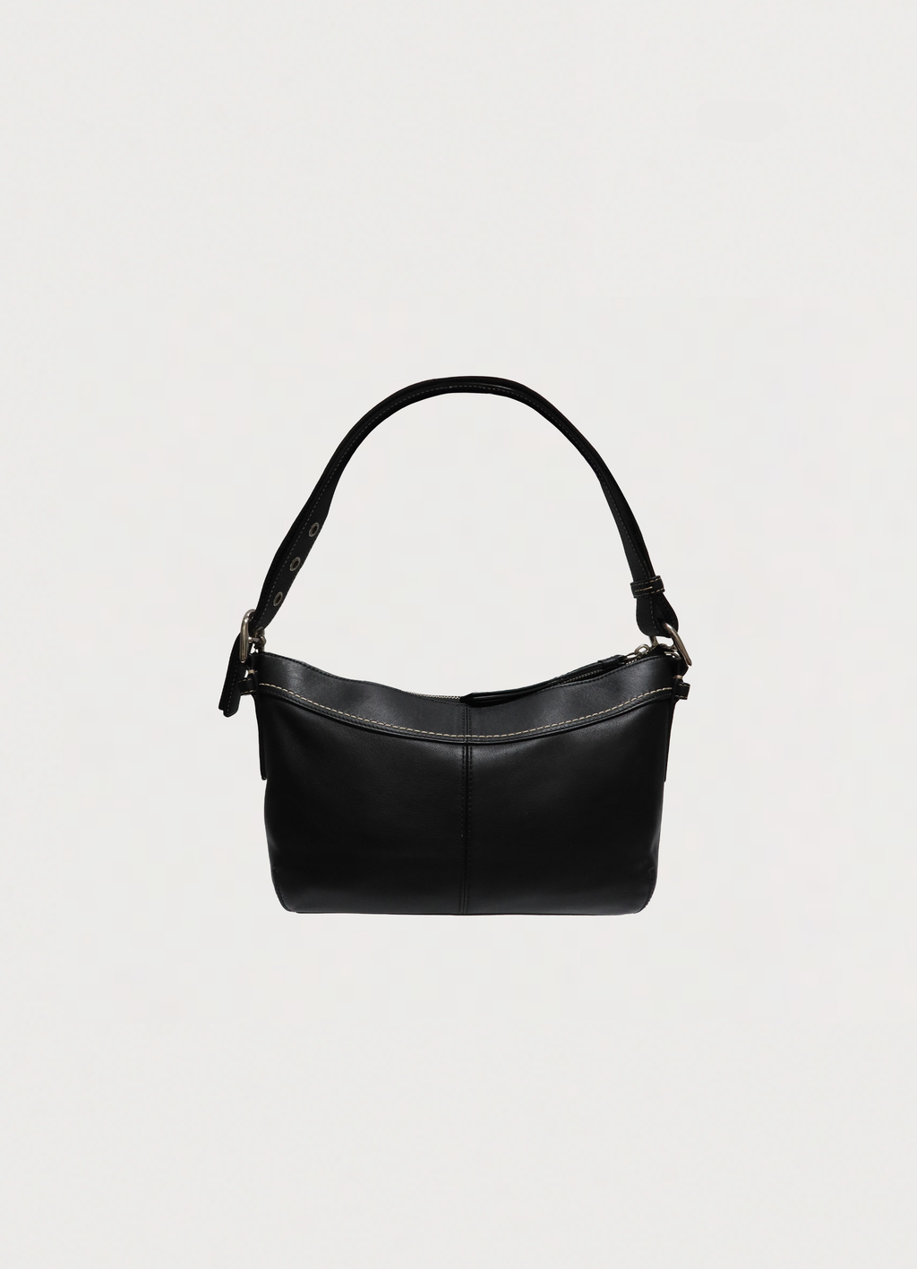 ASHLEY PLEATED LEATHER SHOULDER BAG