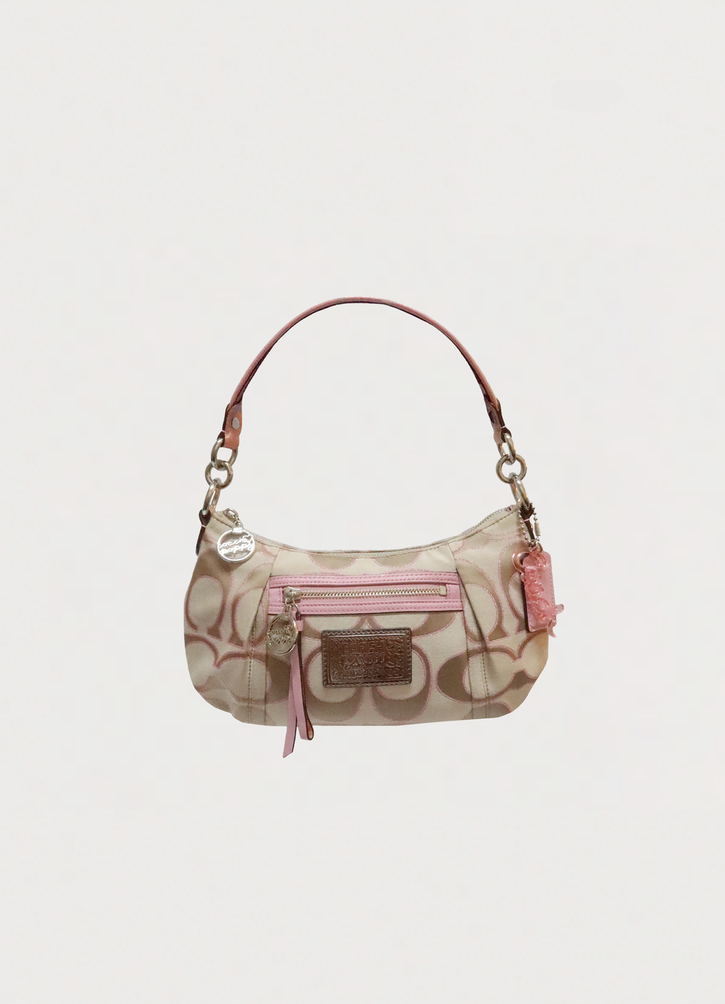 POPPY SIGNATURE SATIN LUREX GROOVY SHOULDER BAG