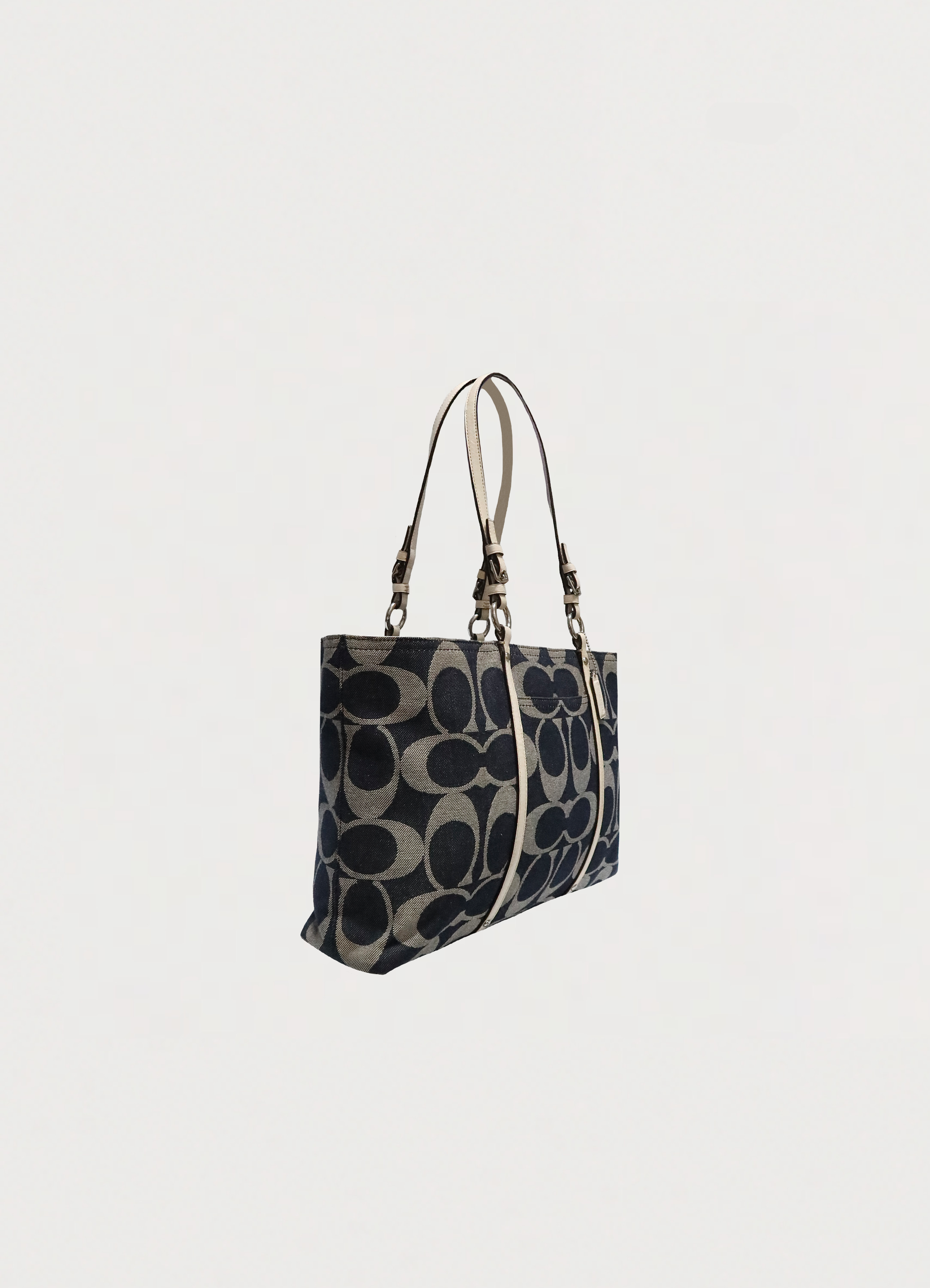 HAMPTONS DENIM SIGNATURE TOTE BAG
