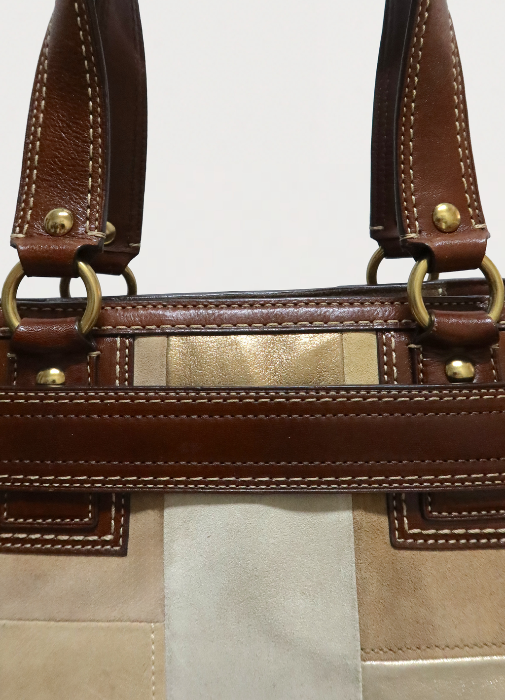 HAMPTONS MOSAIC PATCHWORK SHOULDER BAG