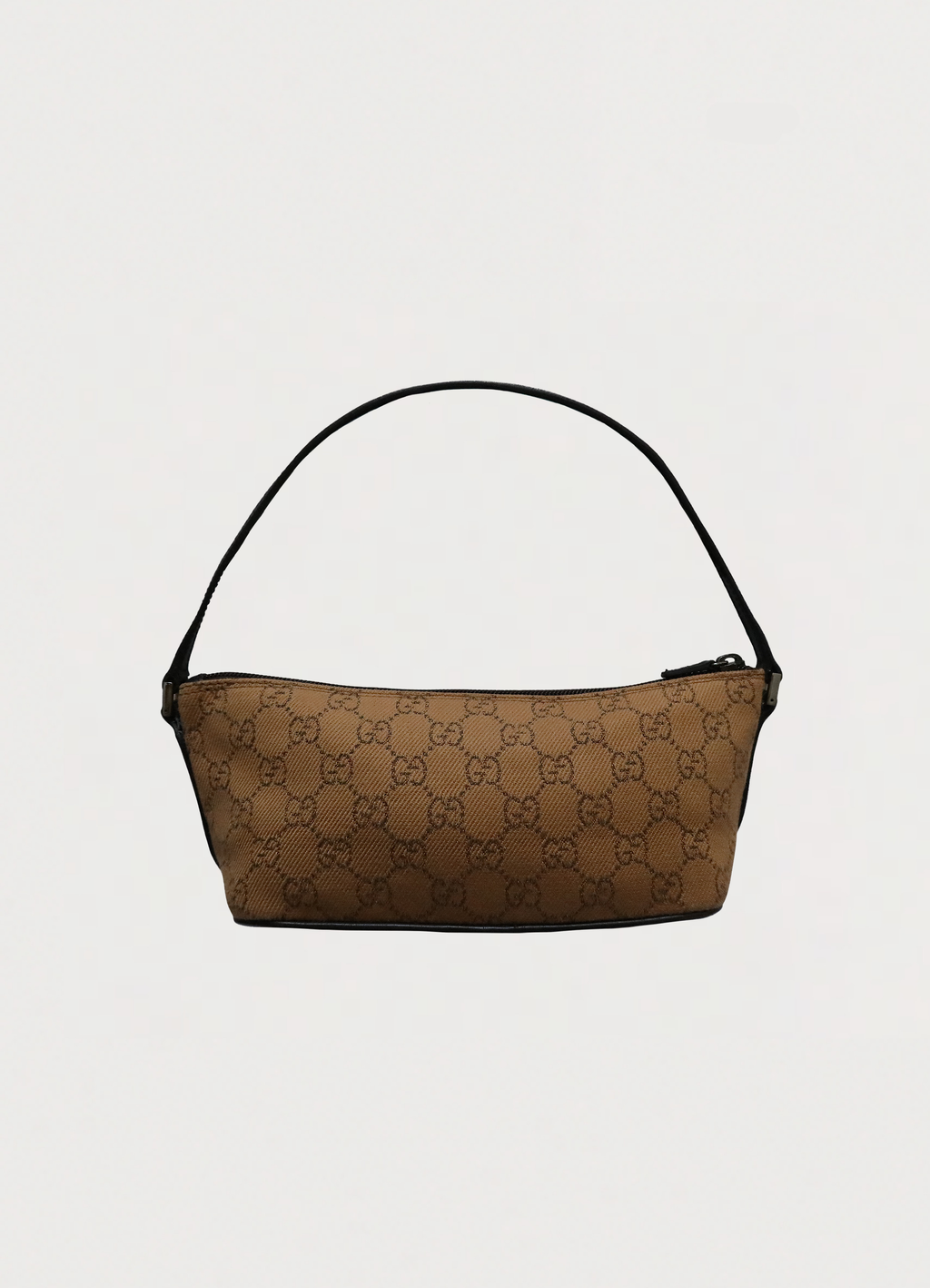 GG MONOGRAM BOAT BAGUETTE BAG