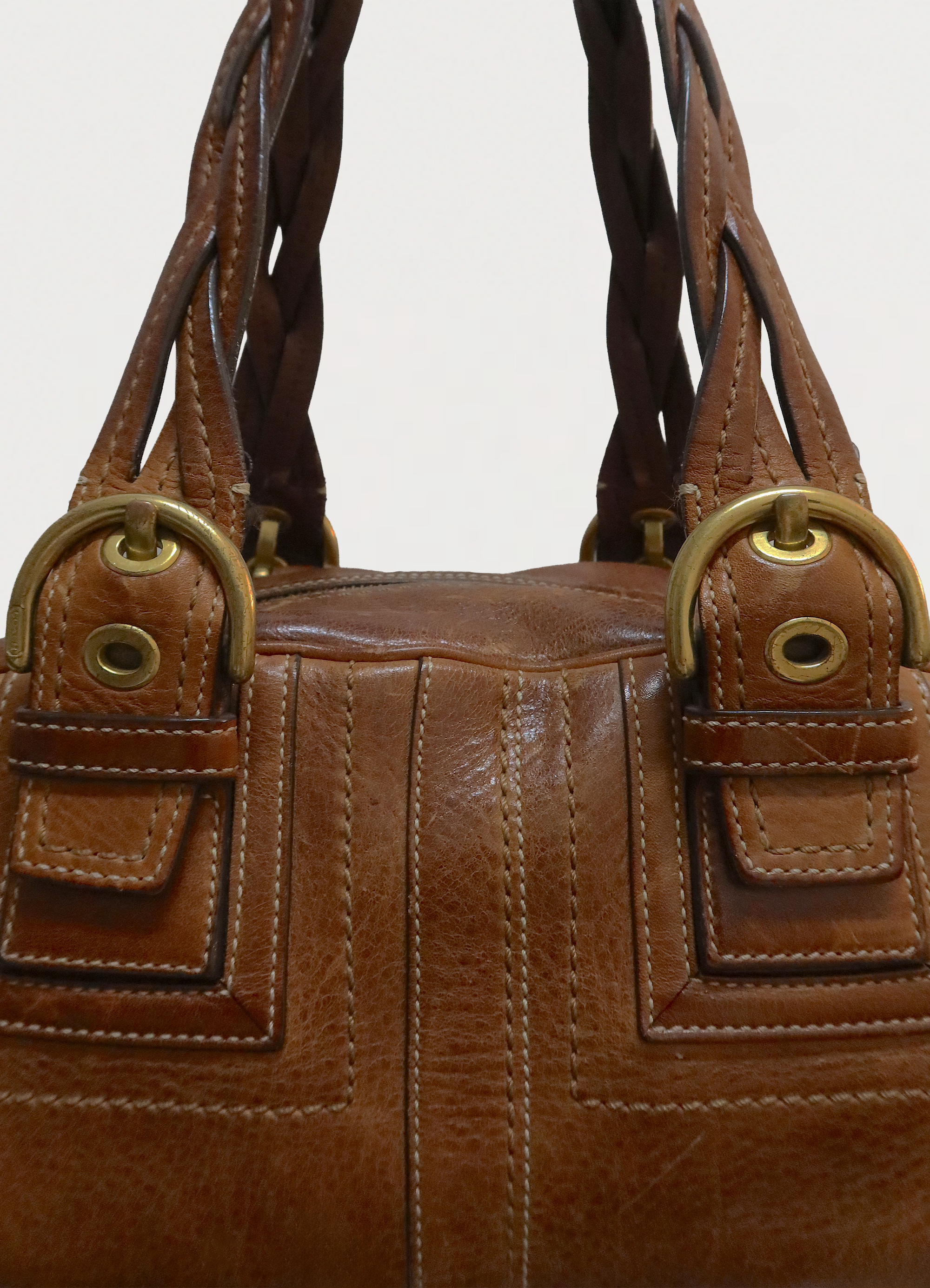MIA SOHO LEATHER SATCHEL SHOULDER BAG