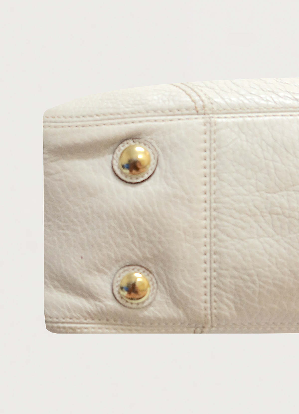 PLEATED HAMPTONS LEATHER SHOULDER BAG