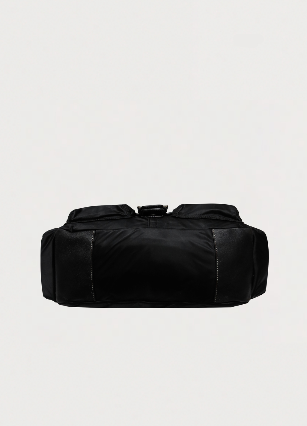 BUCKLE FLAP POCKET SATCHEL BAG
