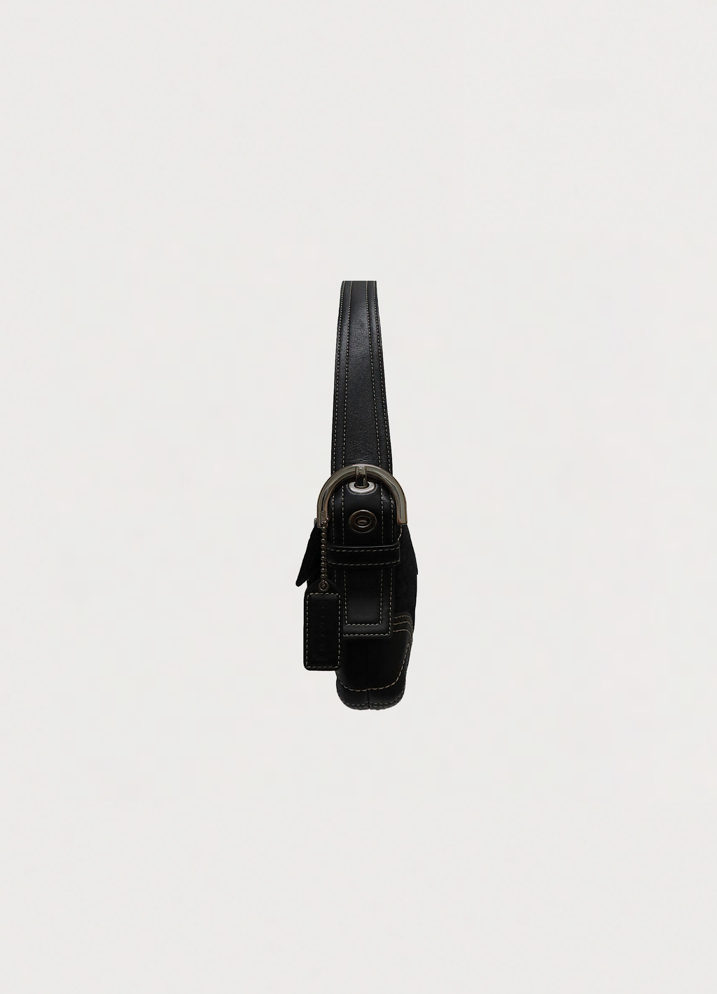 SOHO SIGNATURE MONOGRAM FLAP SHOULDER BAG