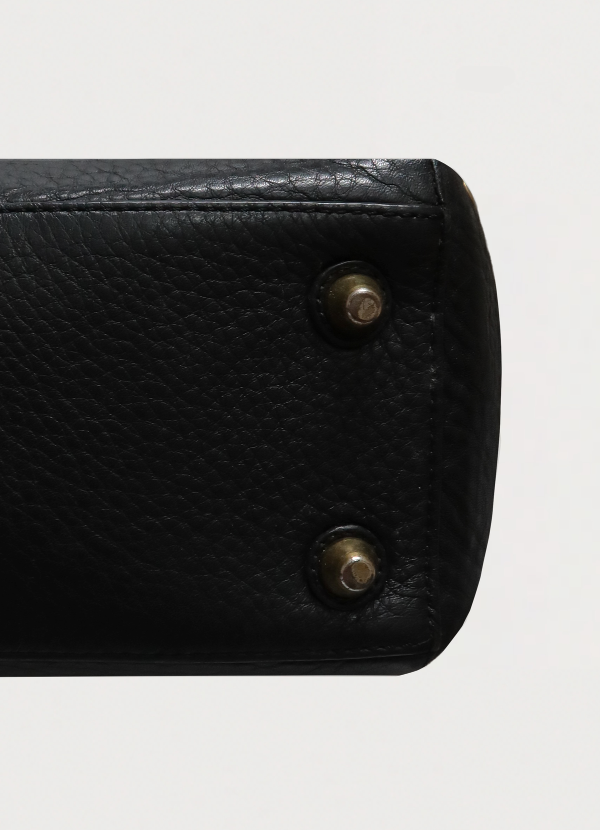HAMPTONS PEBBLED LEATHER CARRYALL SATCHEL