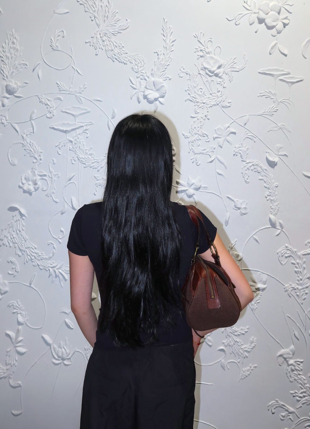 CABLE KNIT SHOULDER BAG