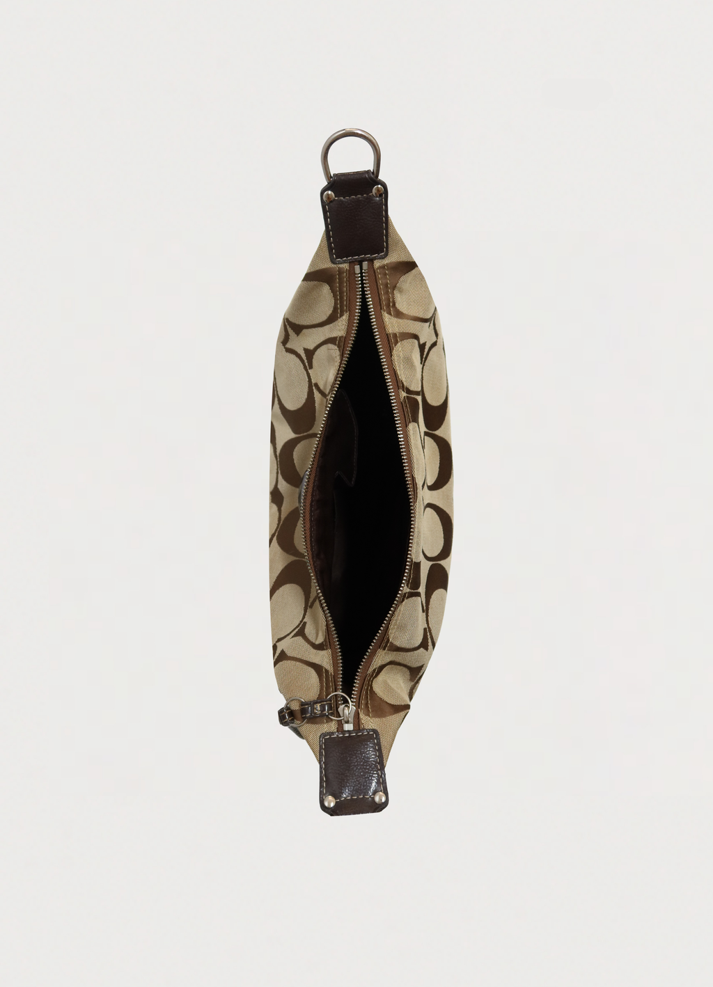 SIGNATURE STRIPE HOBO SHOULDER BAG