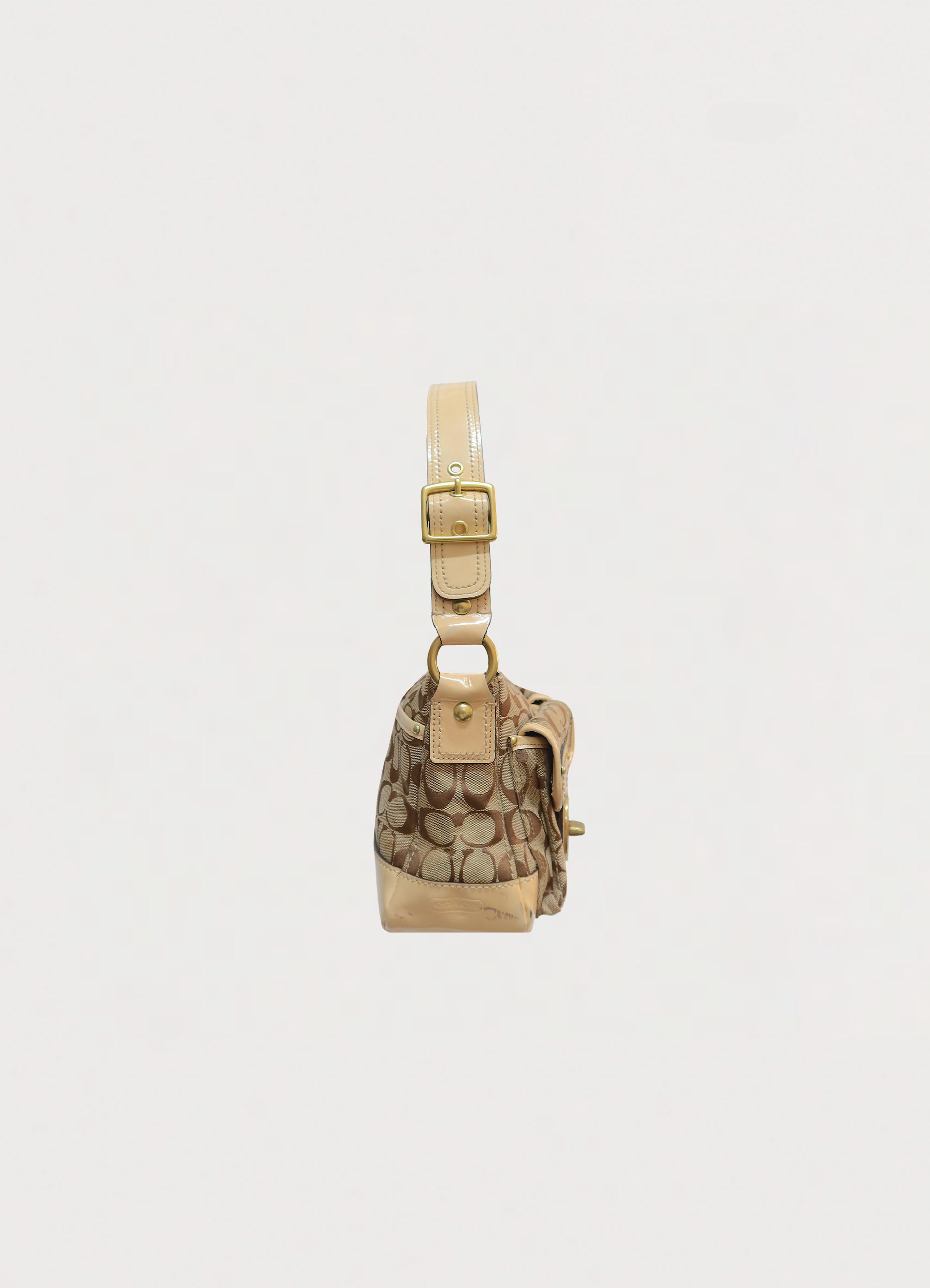LEGACY SIGNATURE TURNLOCK SHOULDER BAG