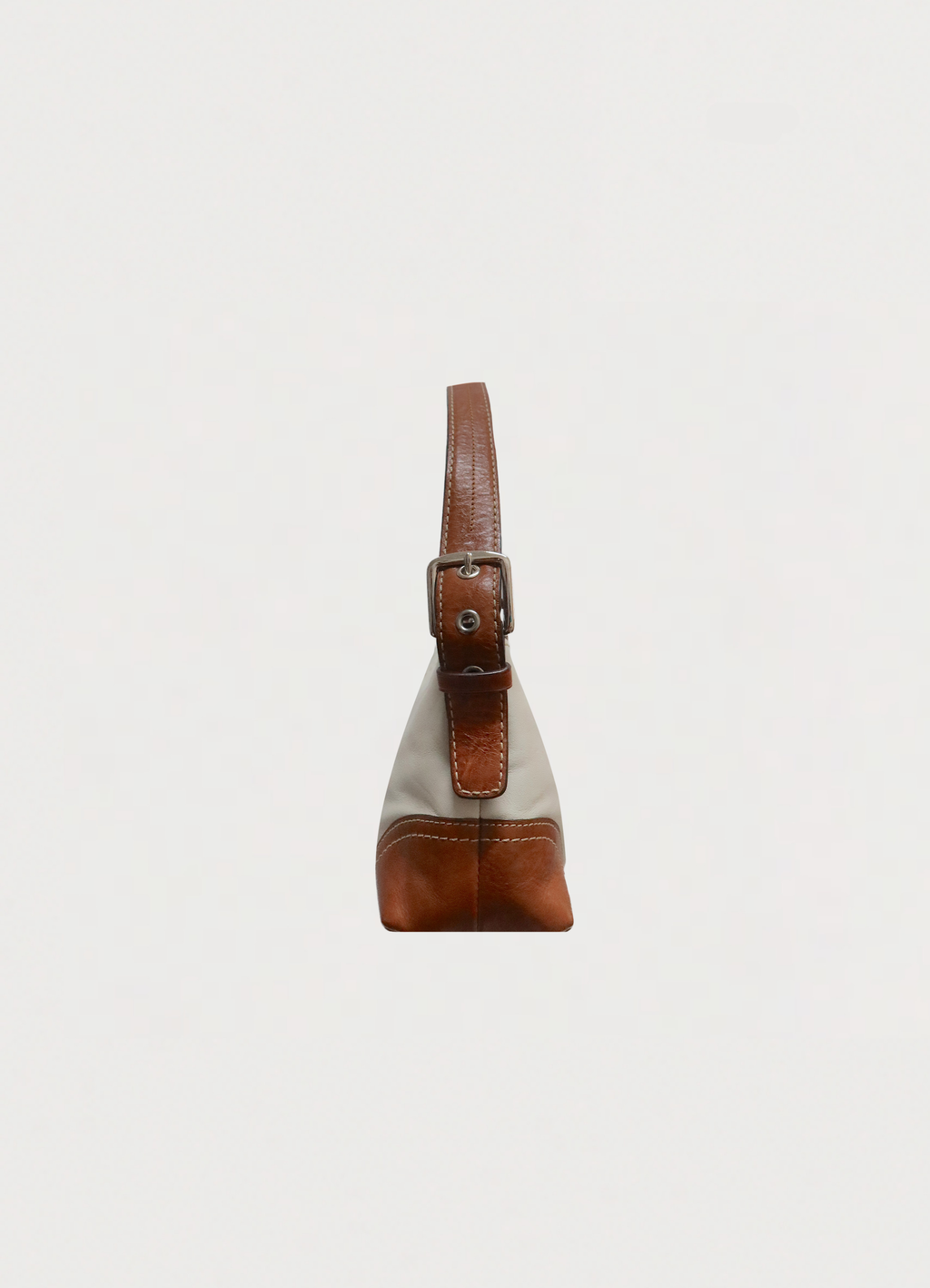 HAMPTONS DENIM BAGUETTE SHOULDER BAG