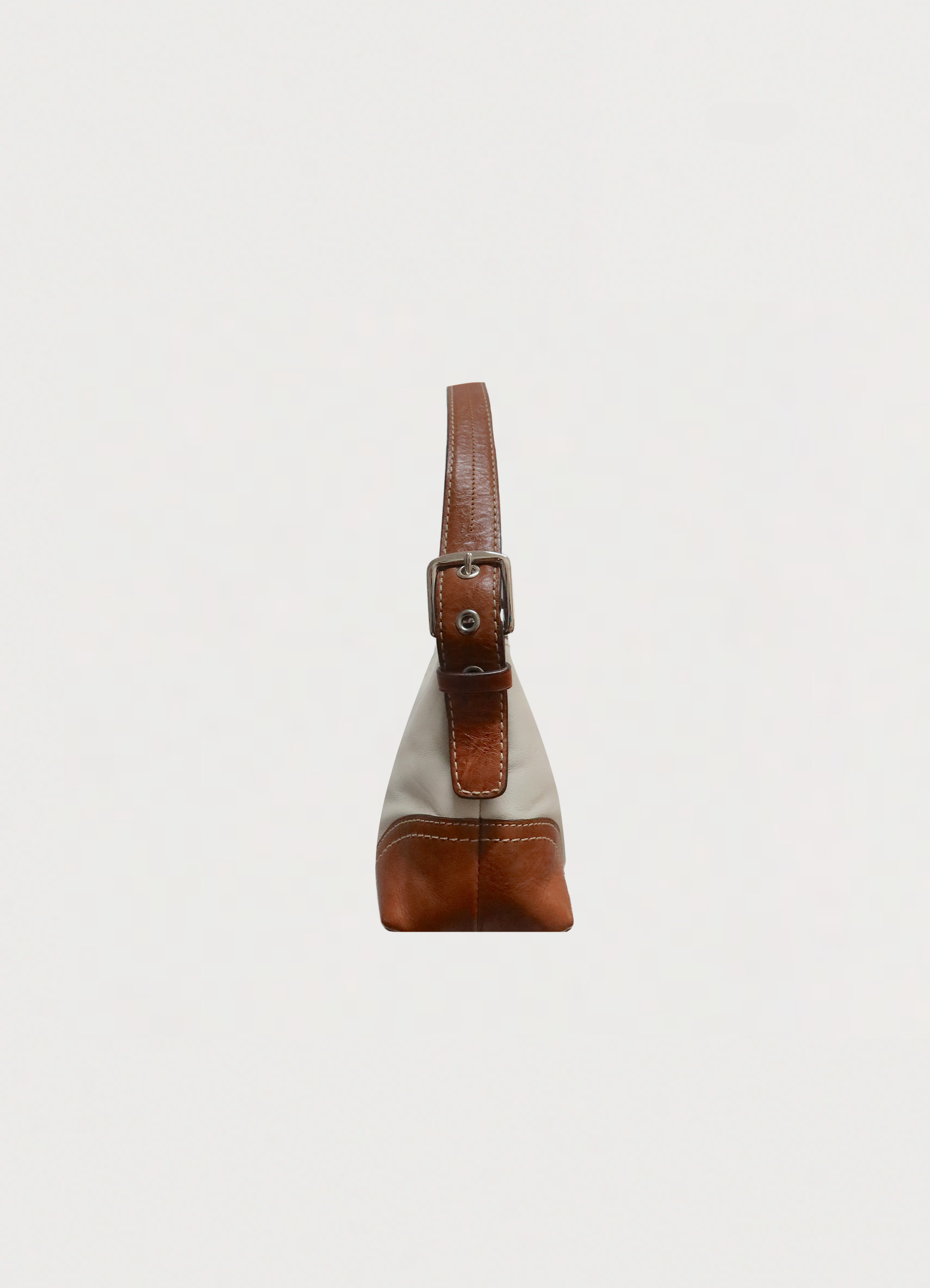 HAMPTONS DENIM BAGUETTE SHOULDER BAG