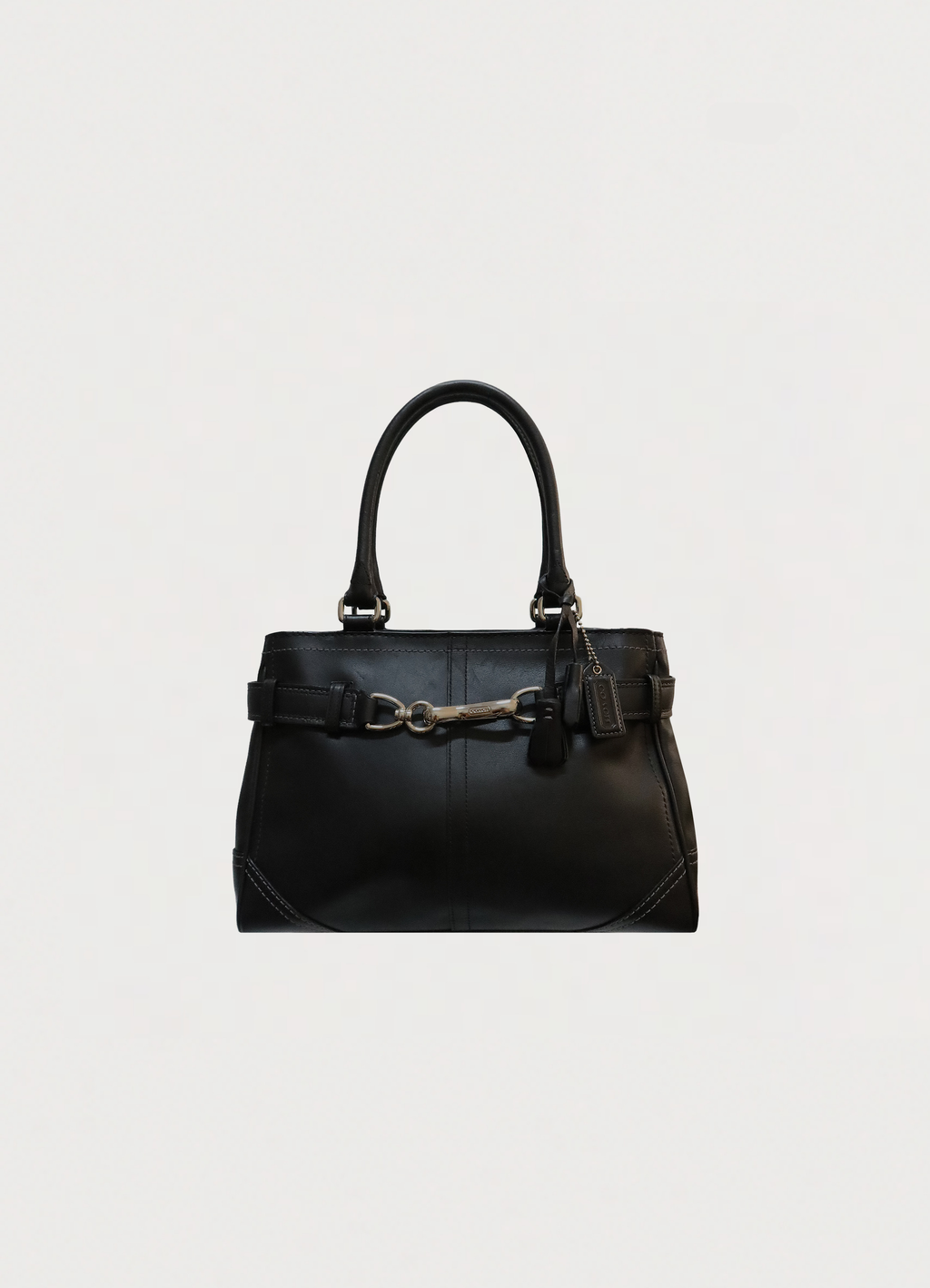 HAMPTONS LEATHER SATCHEL BAG