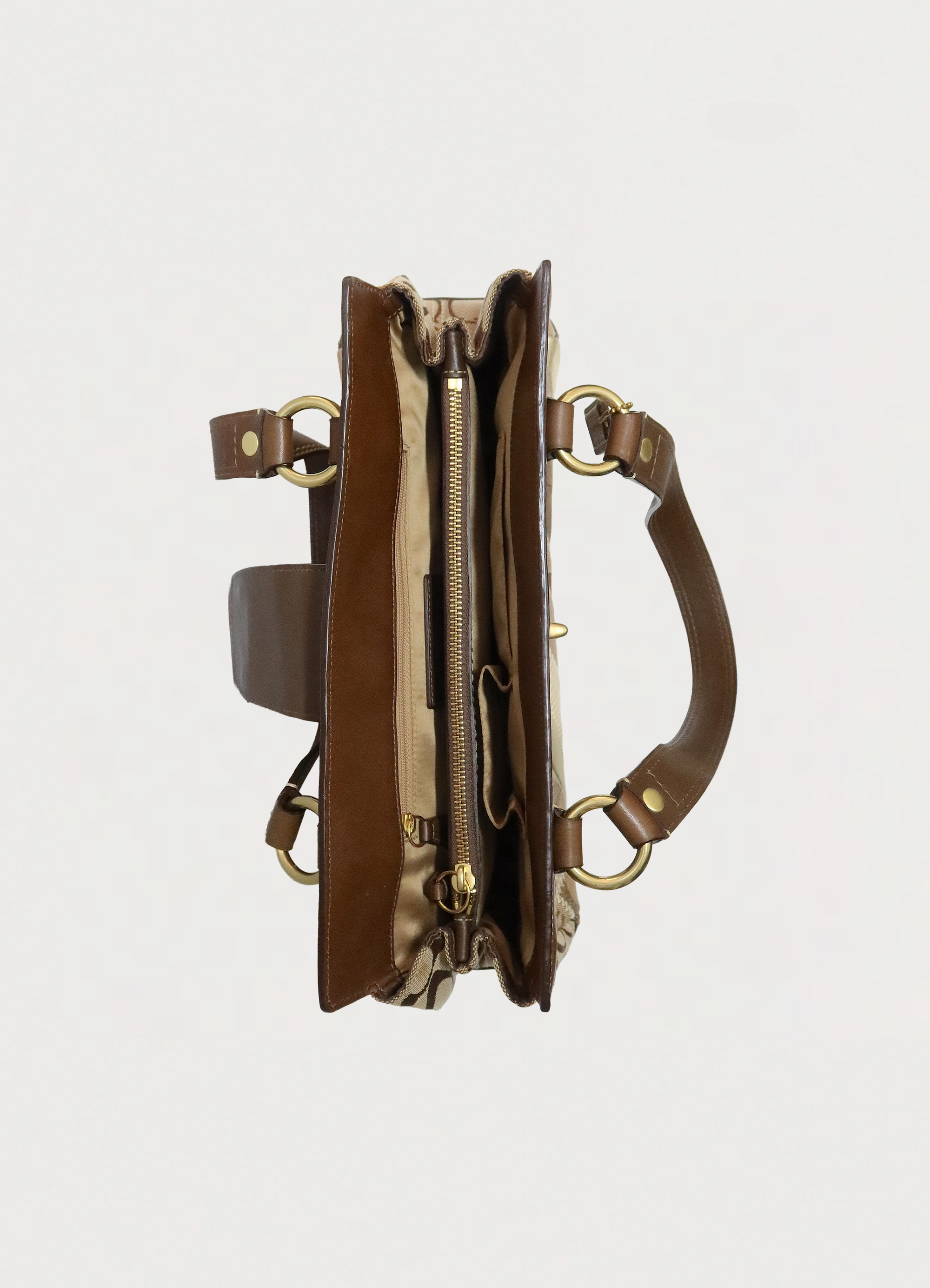 PATCHWORK HAMPTONS TURNLOCK SHOULDER BAG