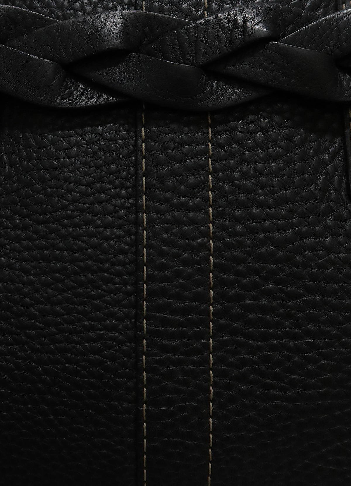 HAMPTONS PEBBLED LEATHER CARRYALL SATCHEL