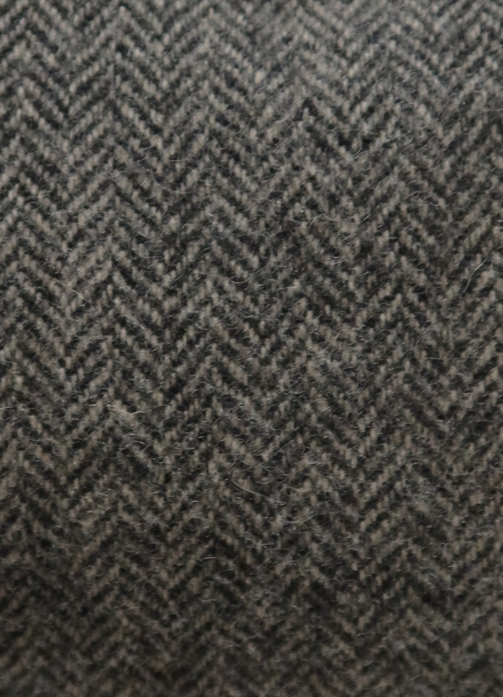 HERRINGBONE TWEED LEATHER SHOULDER BAG