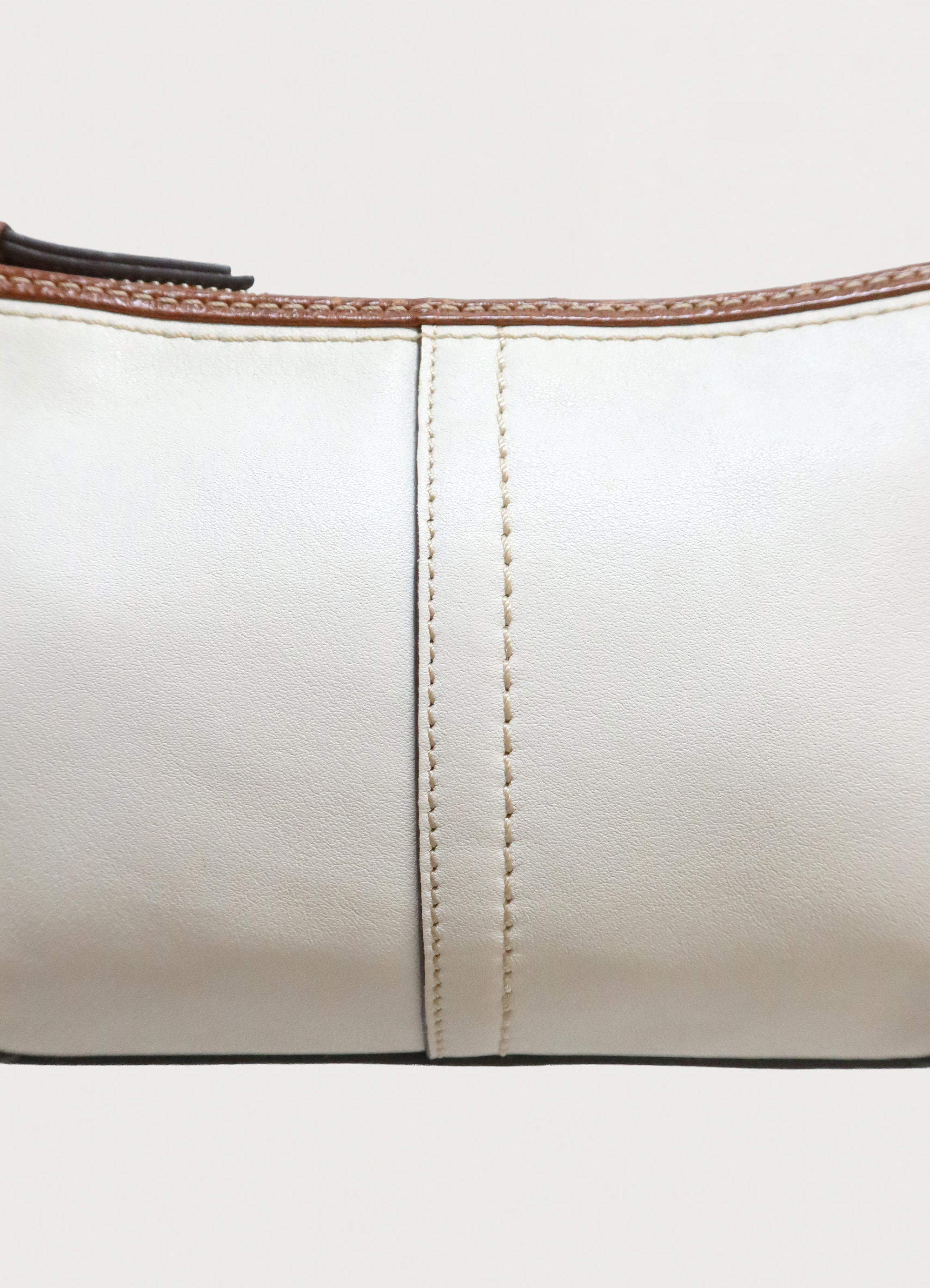 HAMPTONS DENIM BAGUETTE SHOULDER BAG