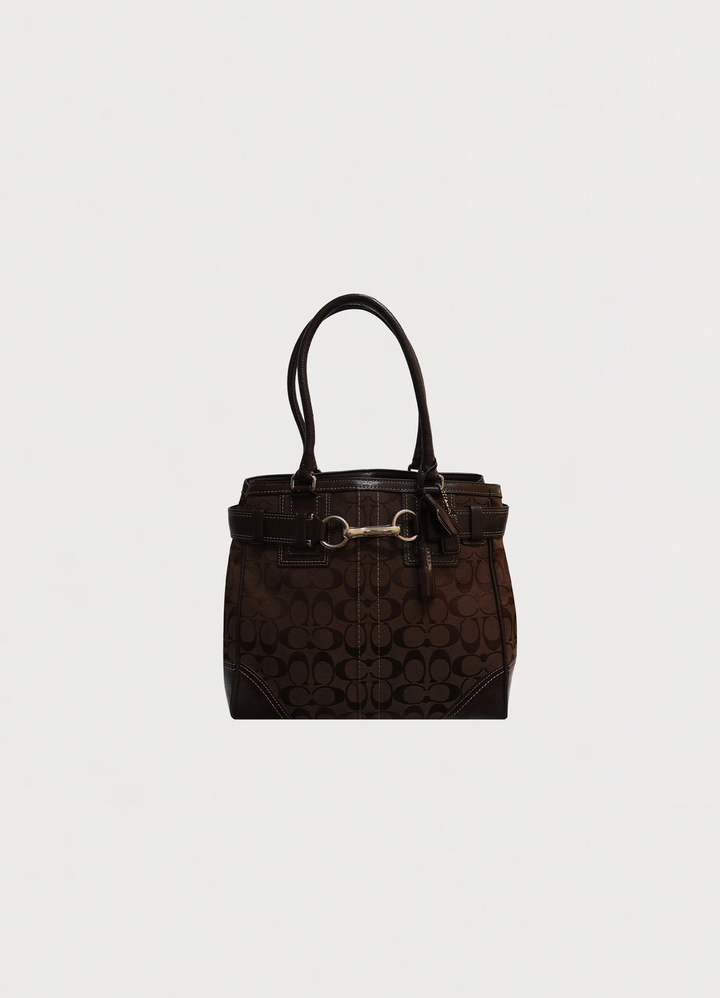 HAMPTON SIGNATURE LARGE SATCHEL BAG