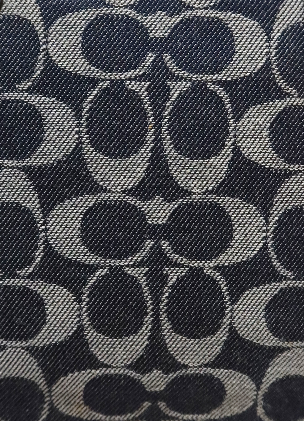 SIGNATURE DENIM PATCHWORK TOTE BAG