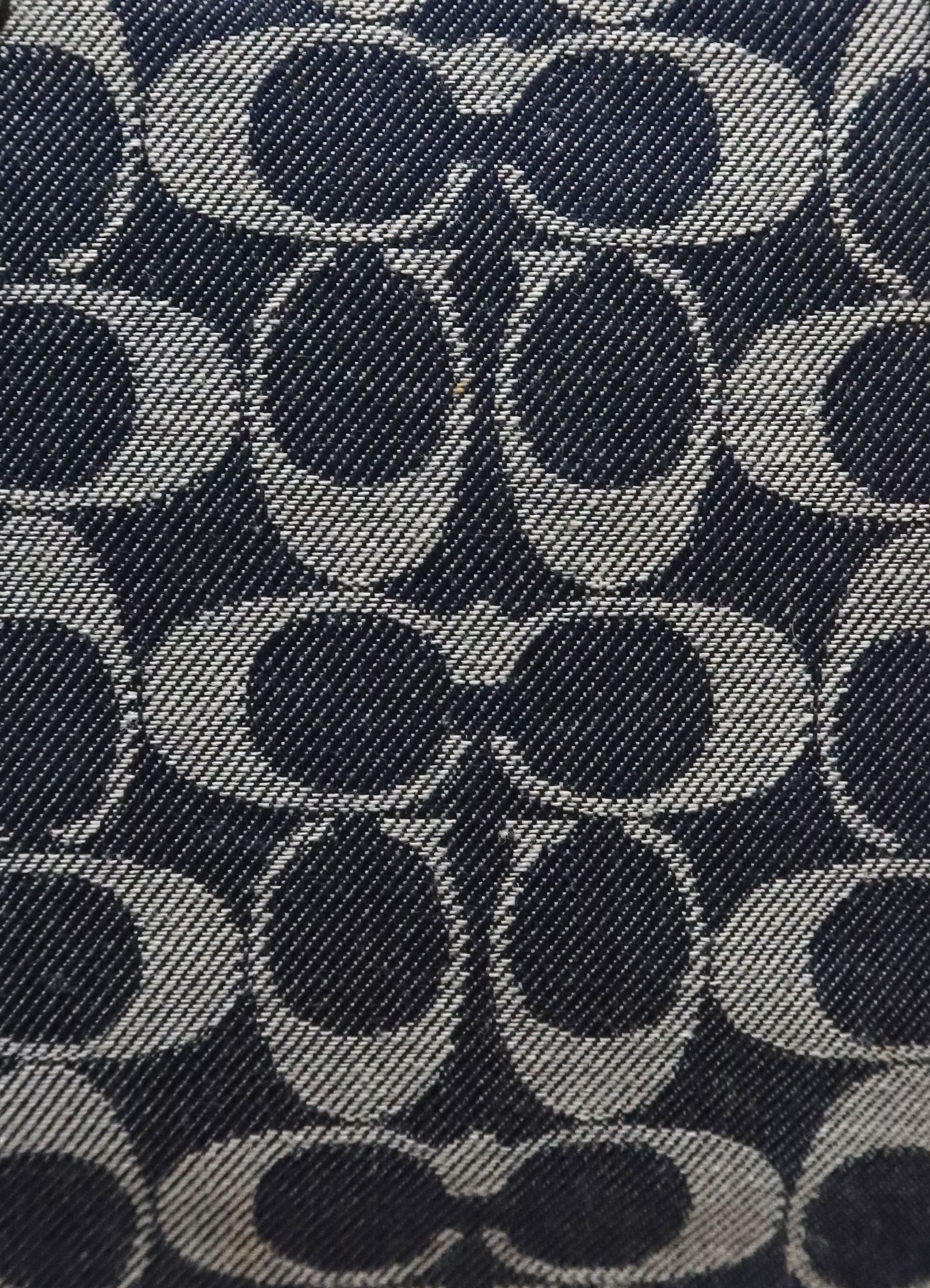 SIGNATURE DENIM PATCHWORK TOTE BAG
