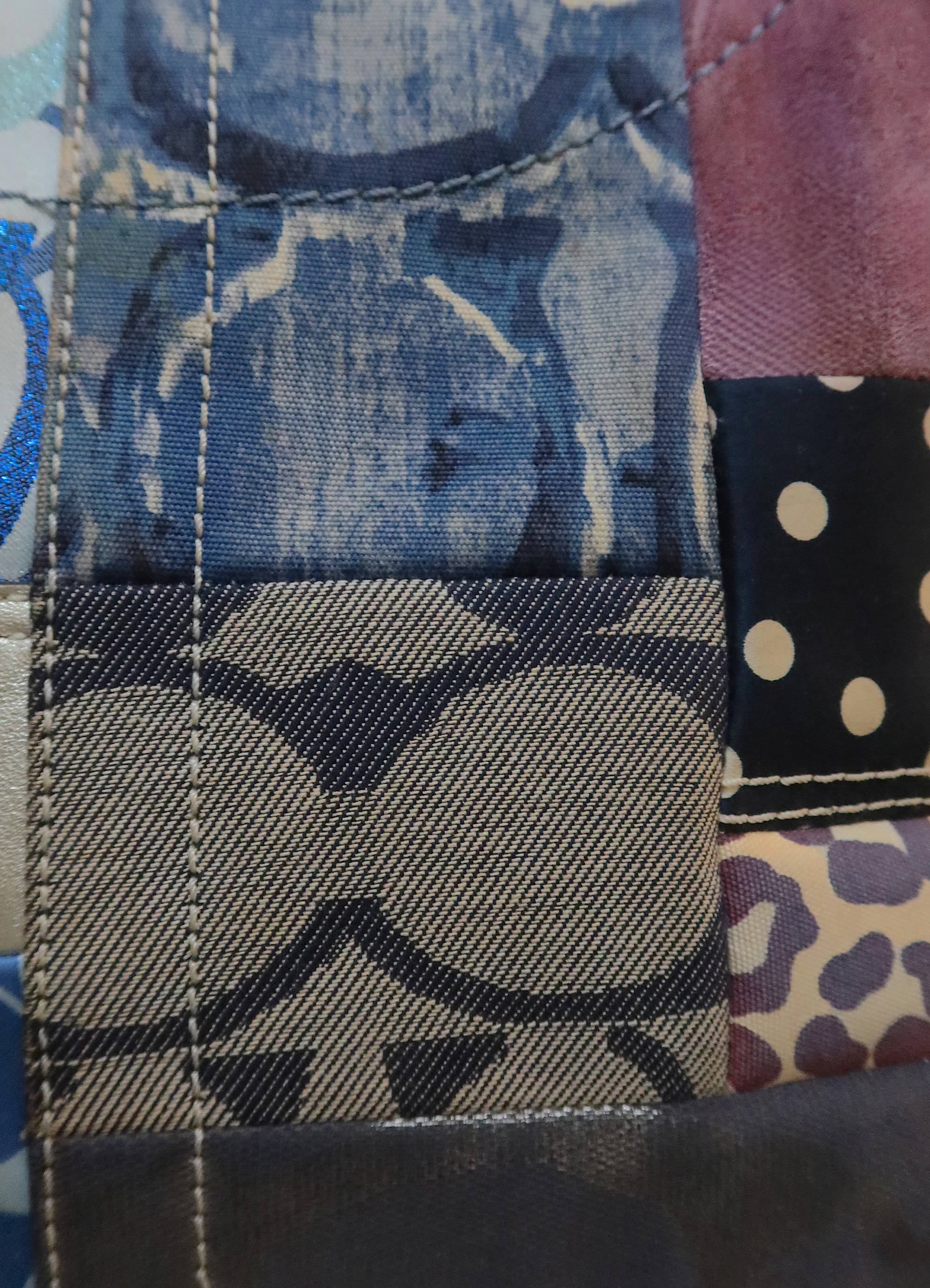 ERGO PATCHWORK TOTE SHOULDER BAG