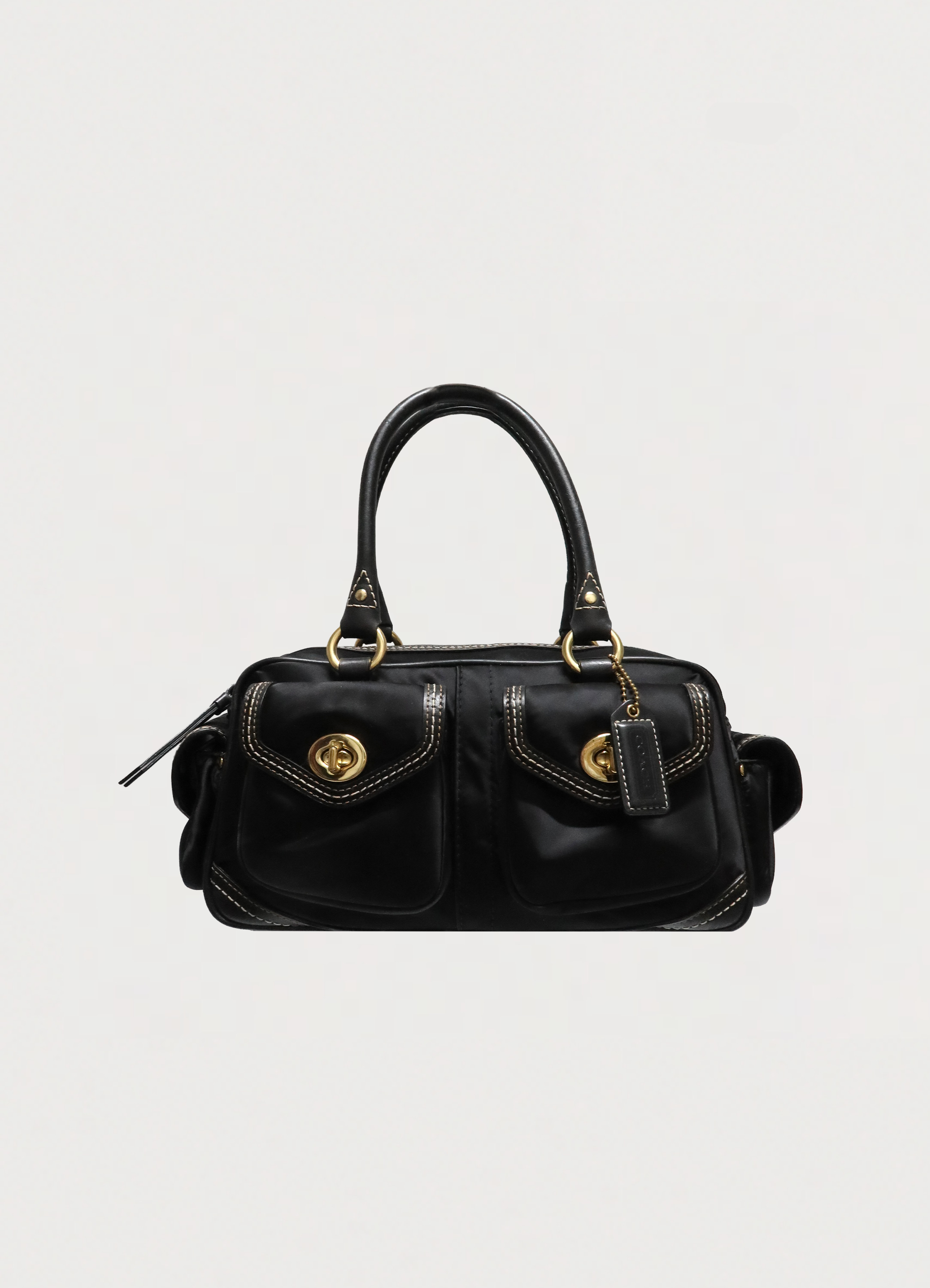 SOHO SIGNATURE POCKET SATCHEL BAG