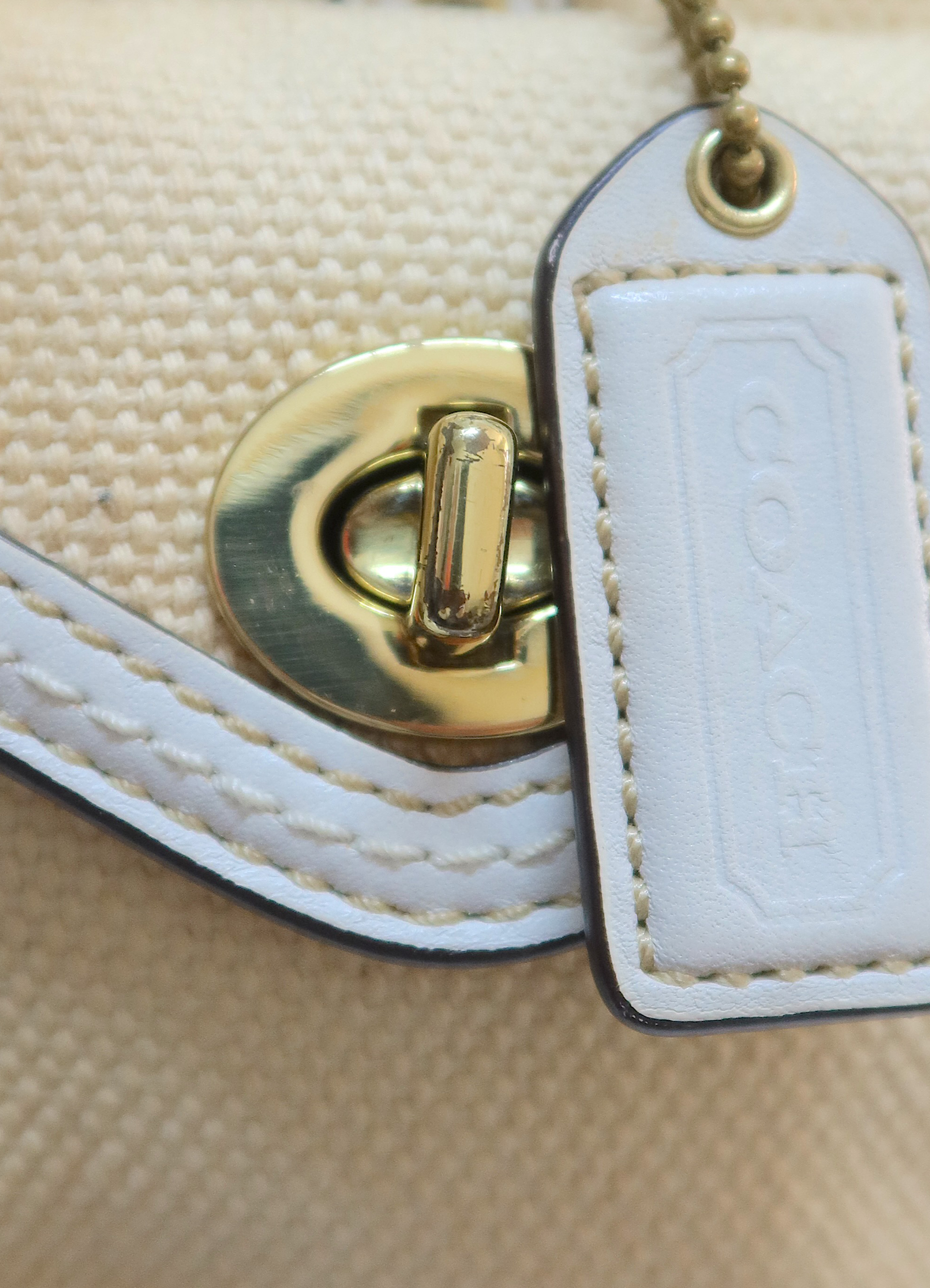 LEGACY COTTON TWILL GALLERY SATCHEL BAG