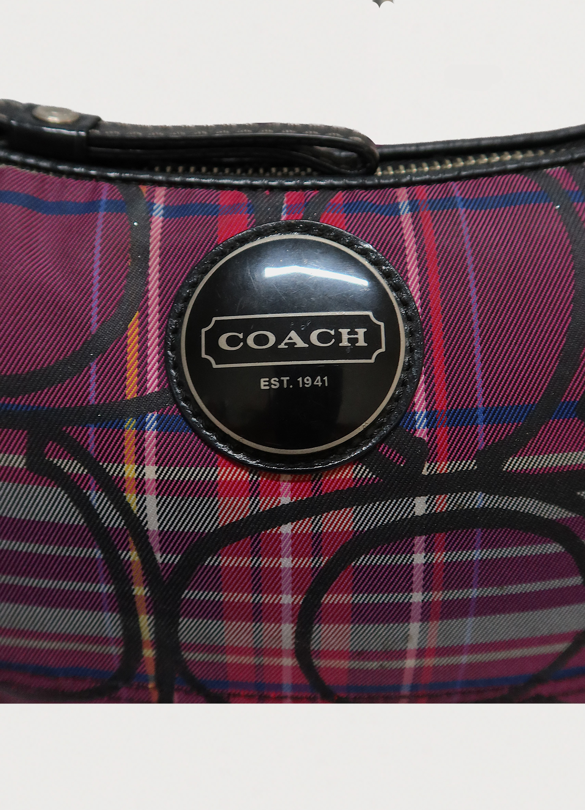 POPPY TARTAN PLAID SHOULDER BAG
