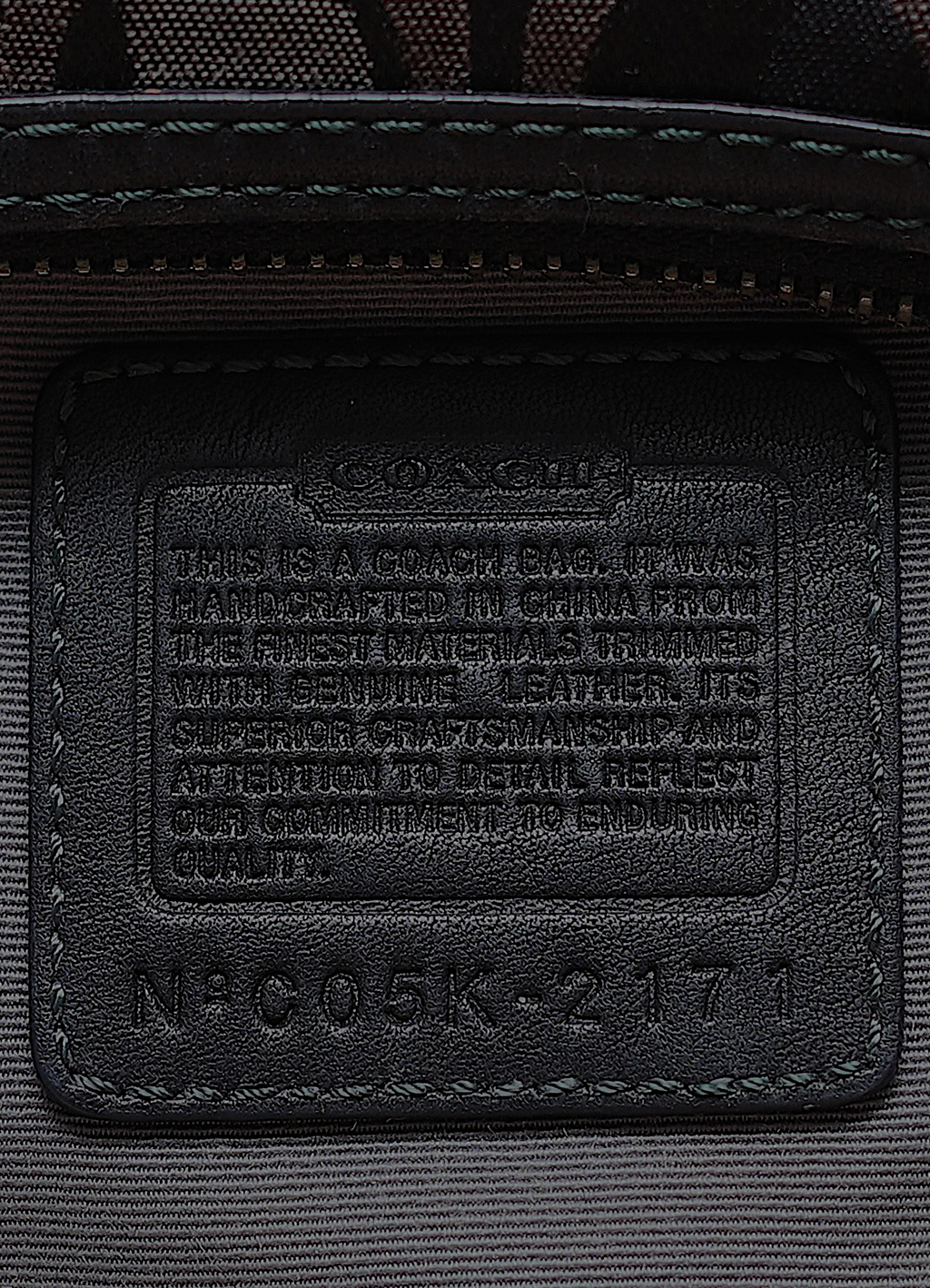 CHELSEA C OPTIC MONOGRAM POCHETTE BAG