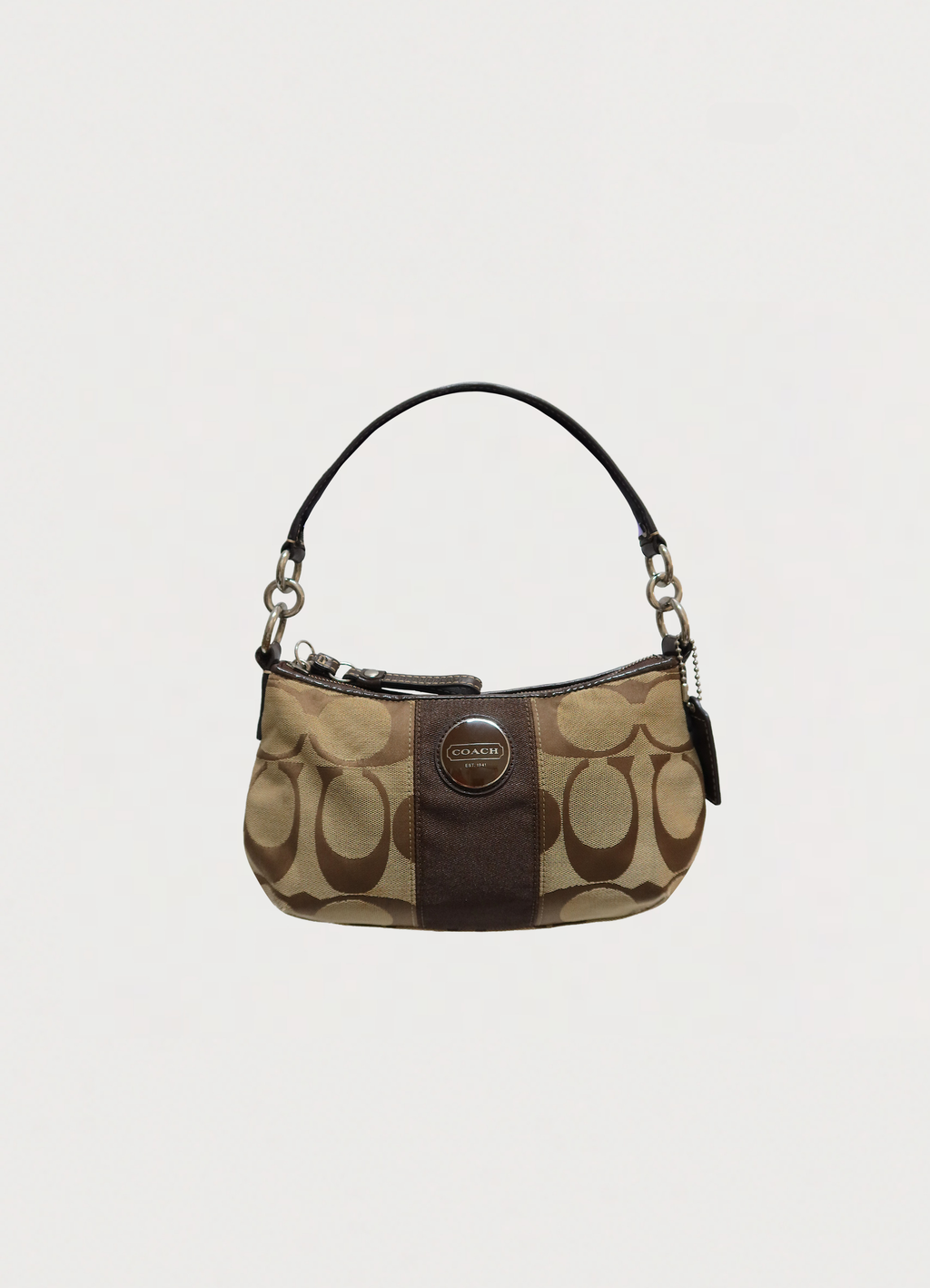 SIGNATURE DEMI STRAP SHOULDER BAG