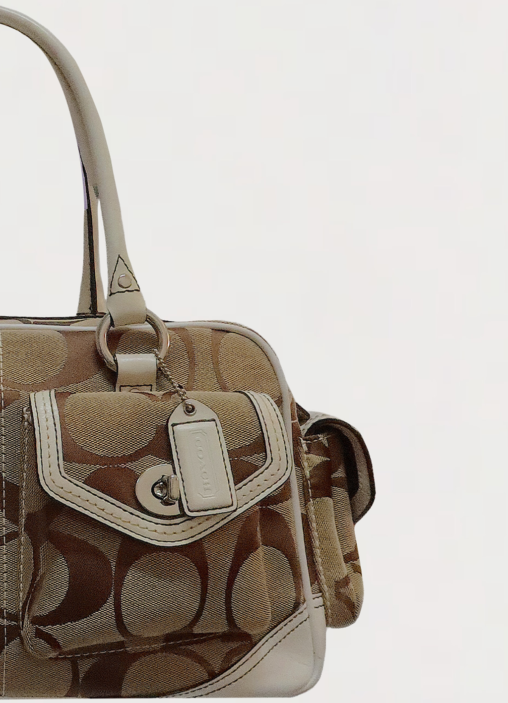 SIGNATURE GALLERY POCKET SATCHEL BAG