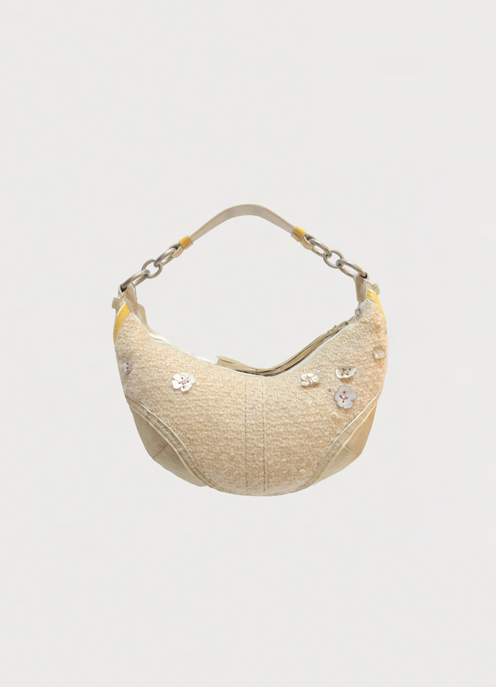 CHELSEA TWEED HOBO SHOULDER BAG