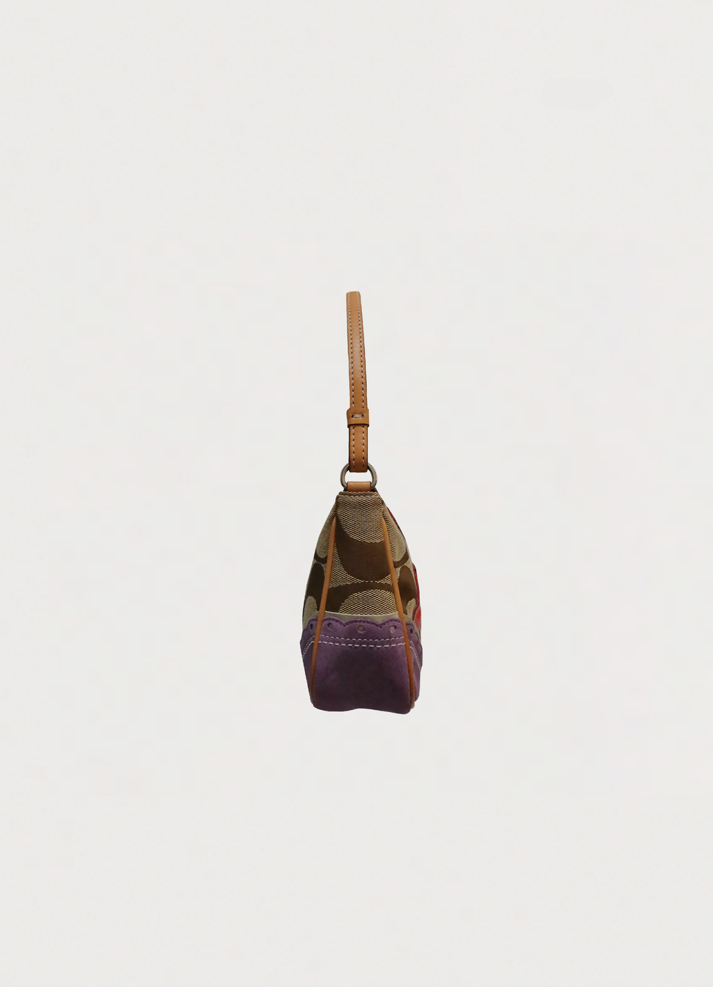 TROPICAL FISH/CORAL DEMI POCHETTE BAG