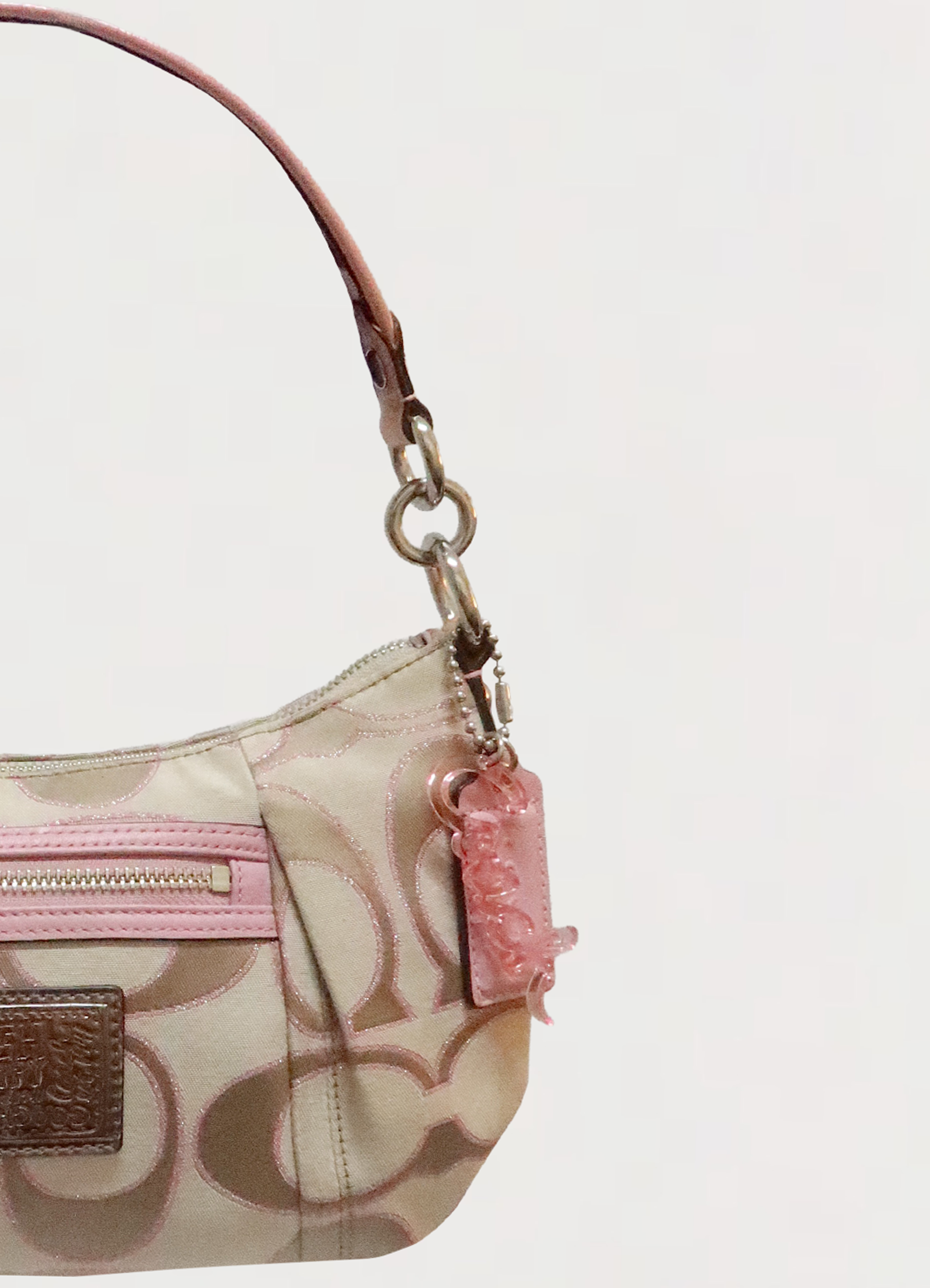 POPPY SIGNATURE SATIN LUREX GROOVY SHOULDER BAG