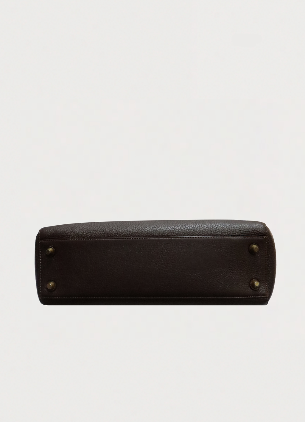 HAMPTONS PEBBLED LEATHER SATCHEL SHOULDER BAG