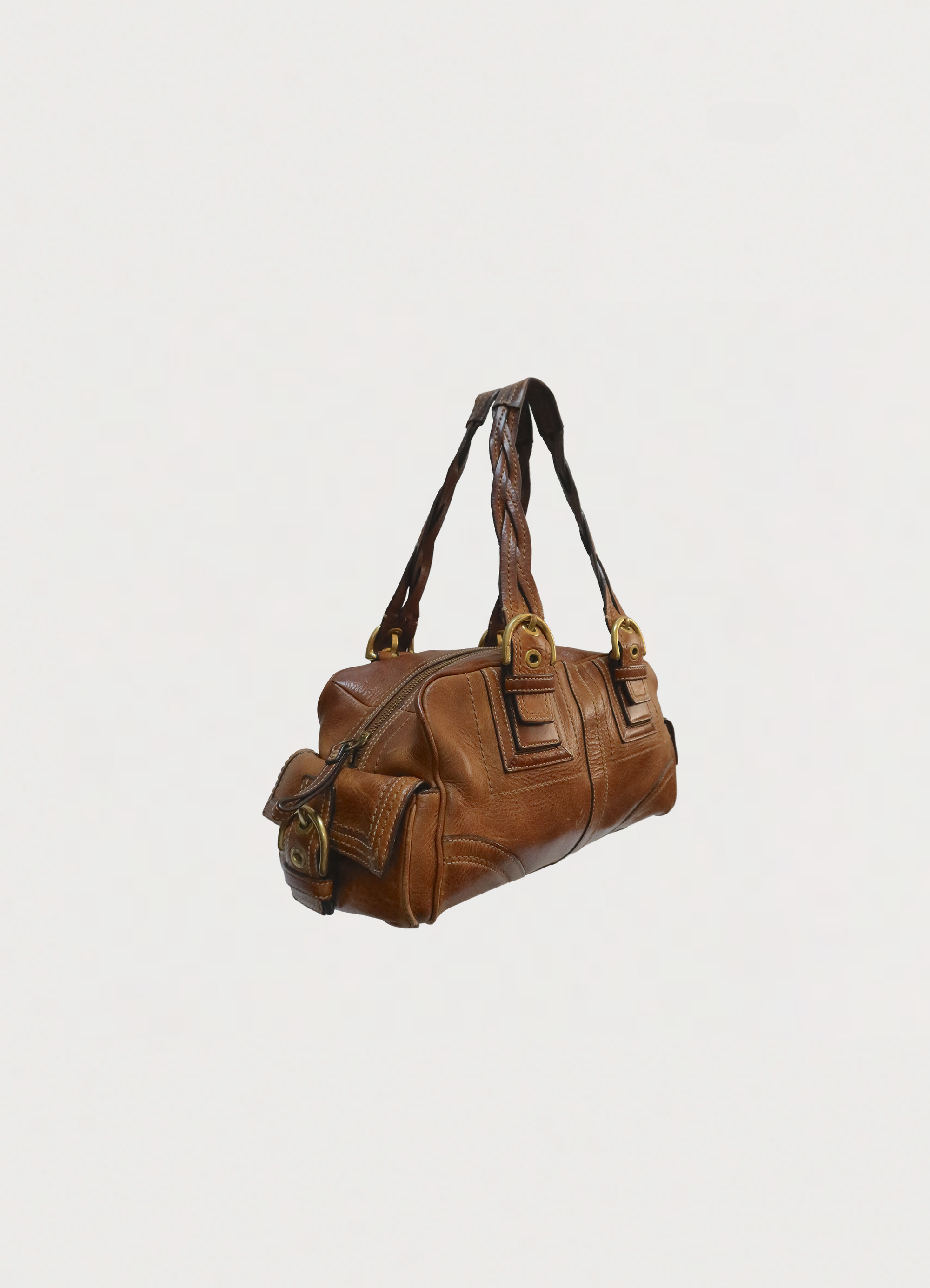 MIA SOHO LEATHER SATCHEL SHOULDER BAG