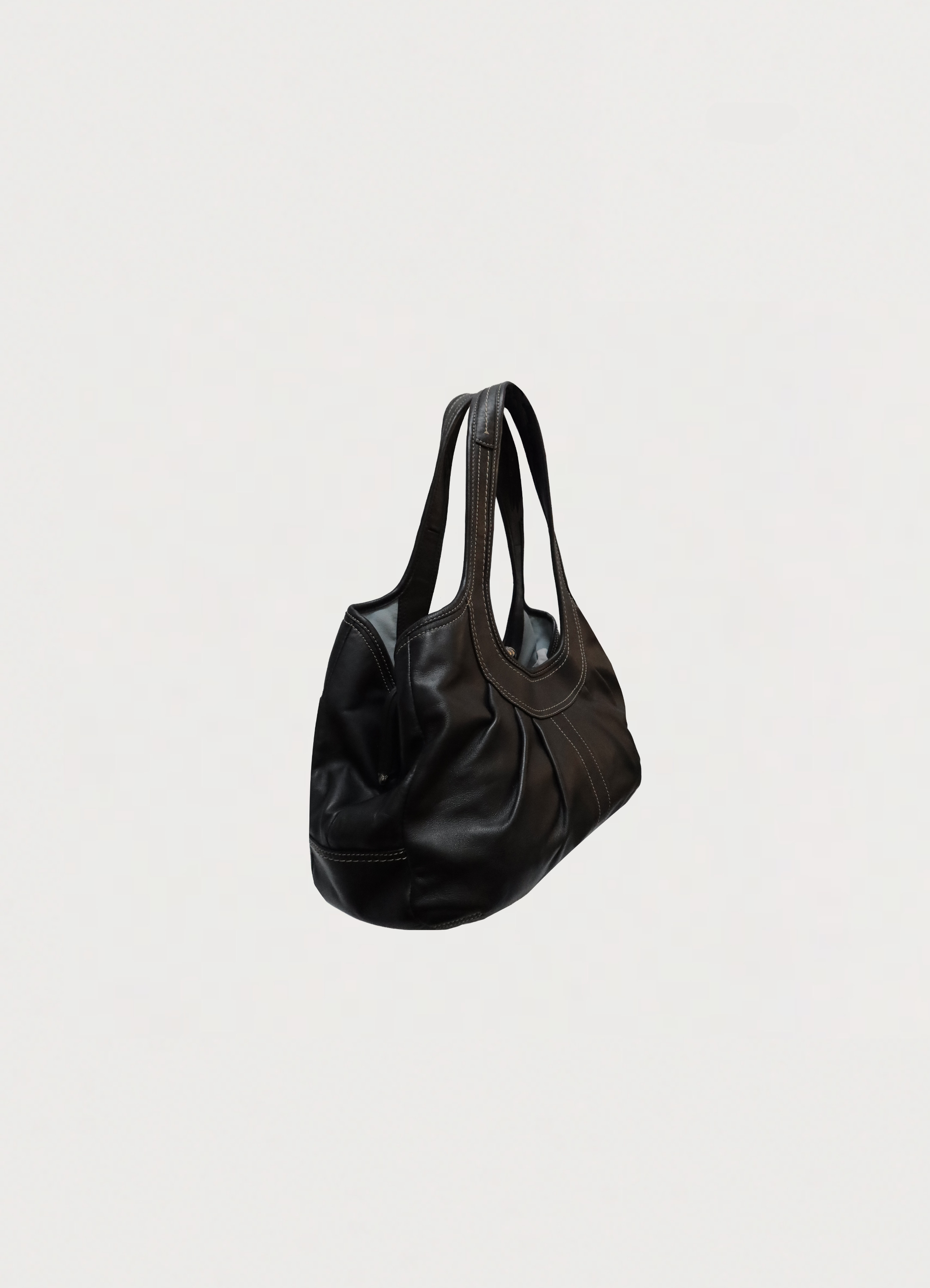 ERGO PLEATED FRAME SATCHEL BAG