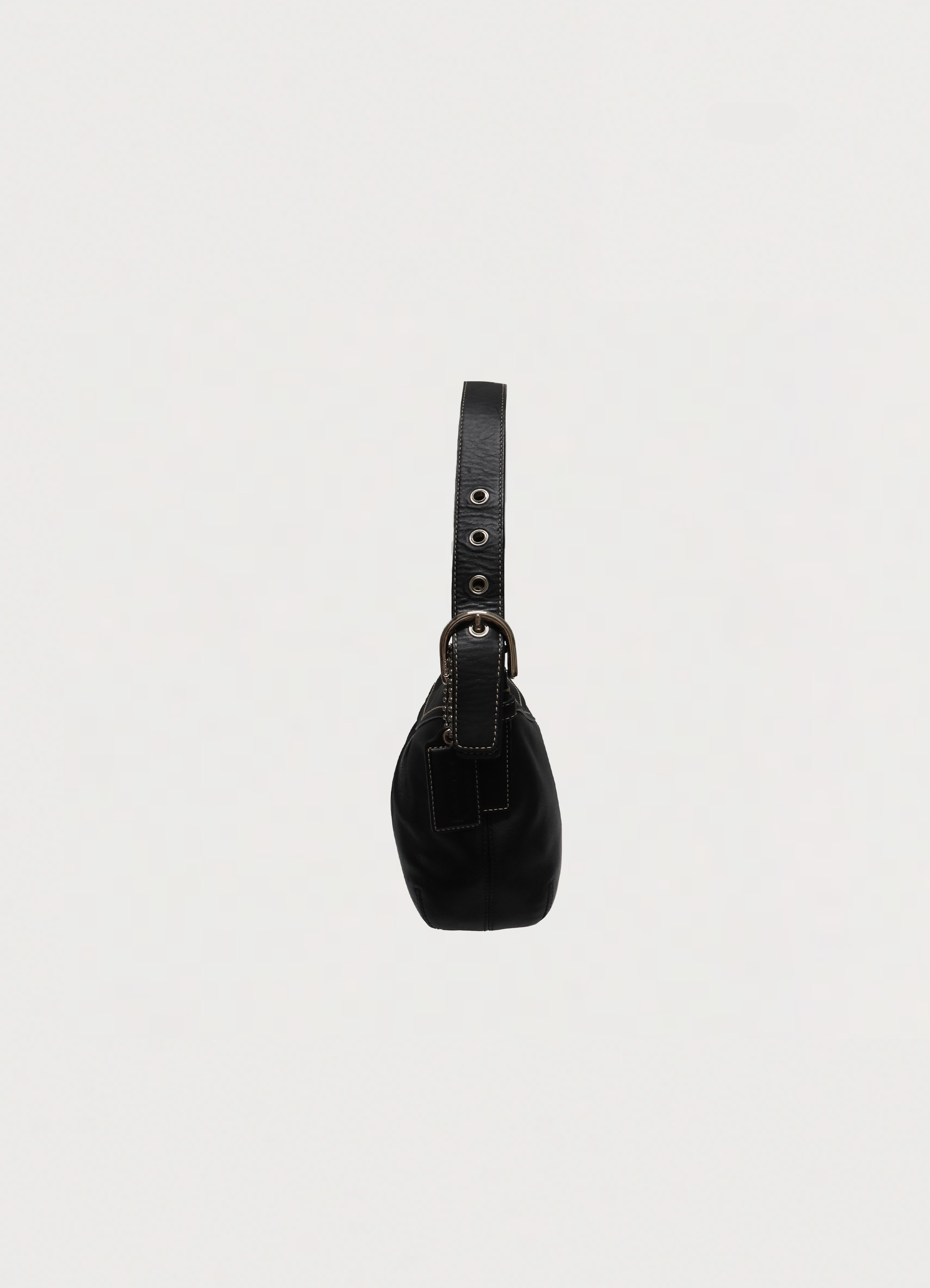 ASHLEY PLEATED LEATHER SHOULDER BAG