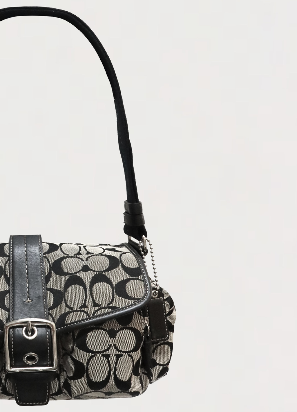 SIGNATURE POCKET SATCHEL SHOULDER BAG