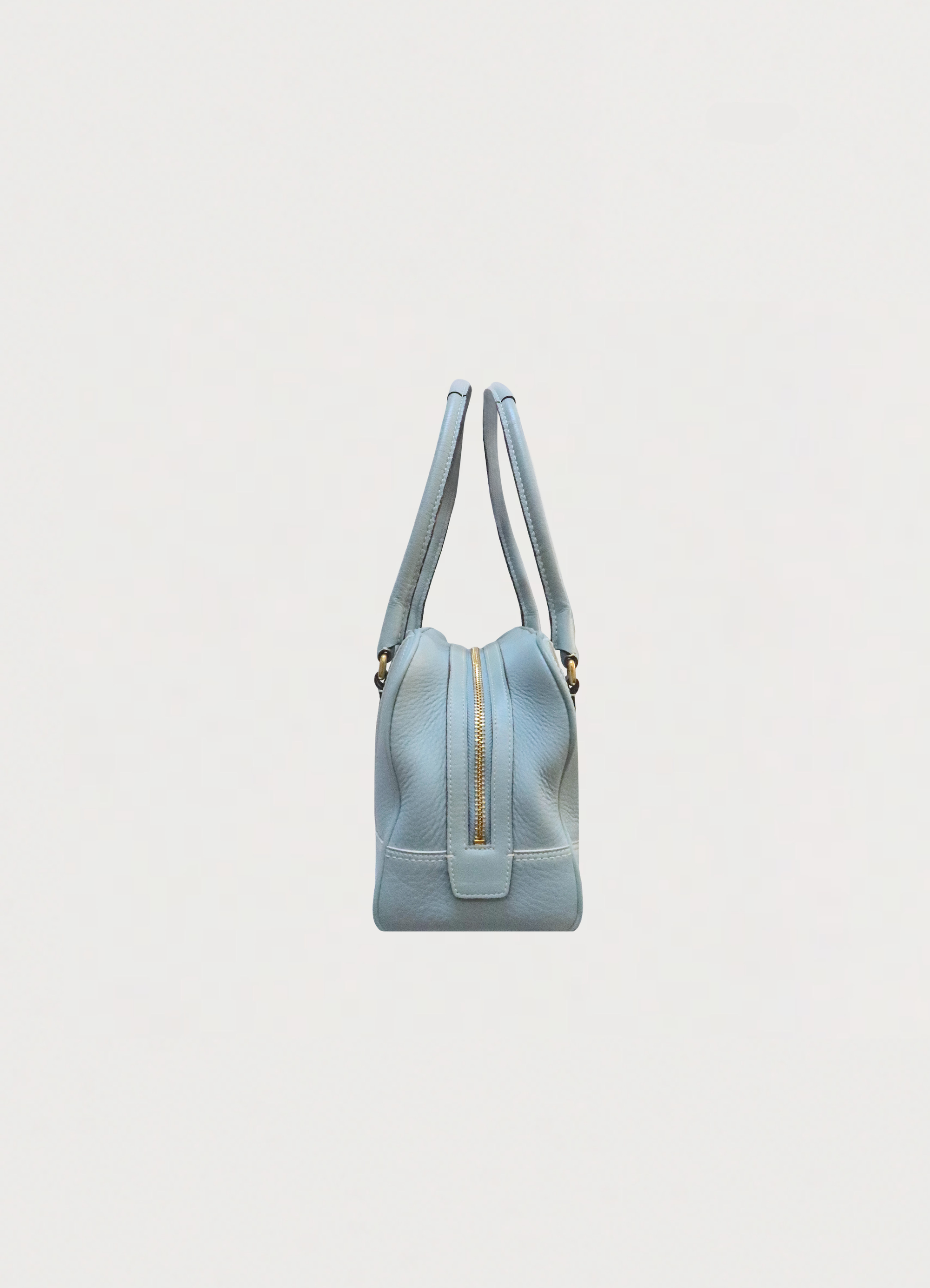 HAMPTONS PEBBLED LEATHER SATCHEL BAG