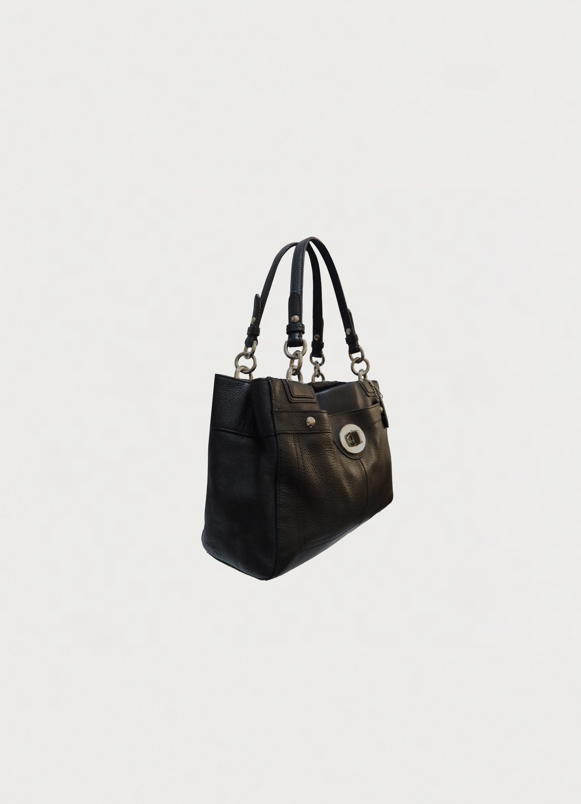 PENELOPE LEATHER CARRYALL SATCHEL BAG