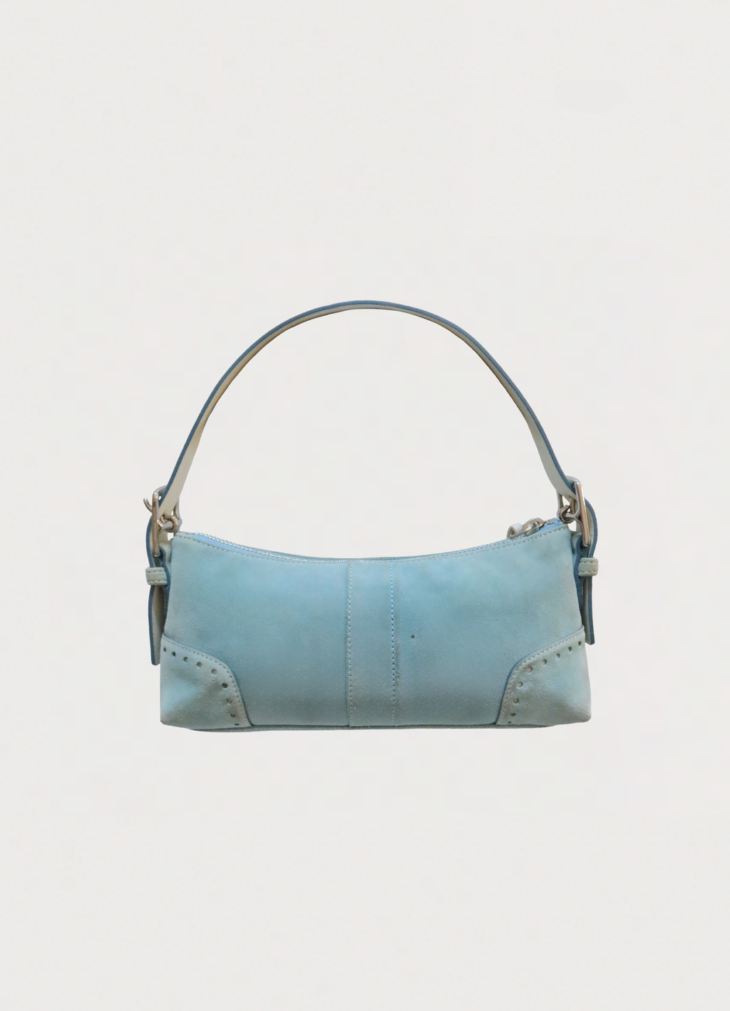 HAMPTONS SUEDE BAGUETTE BAG