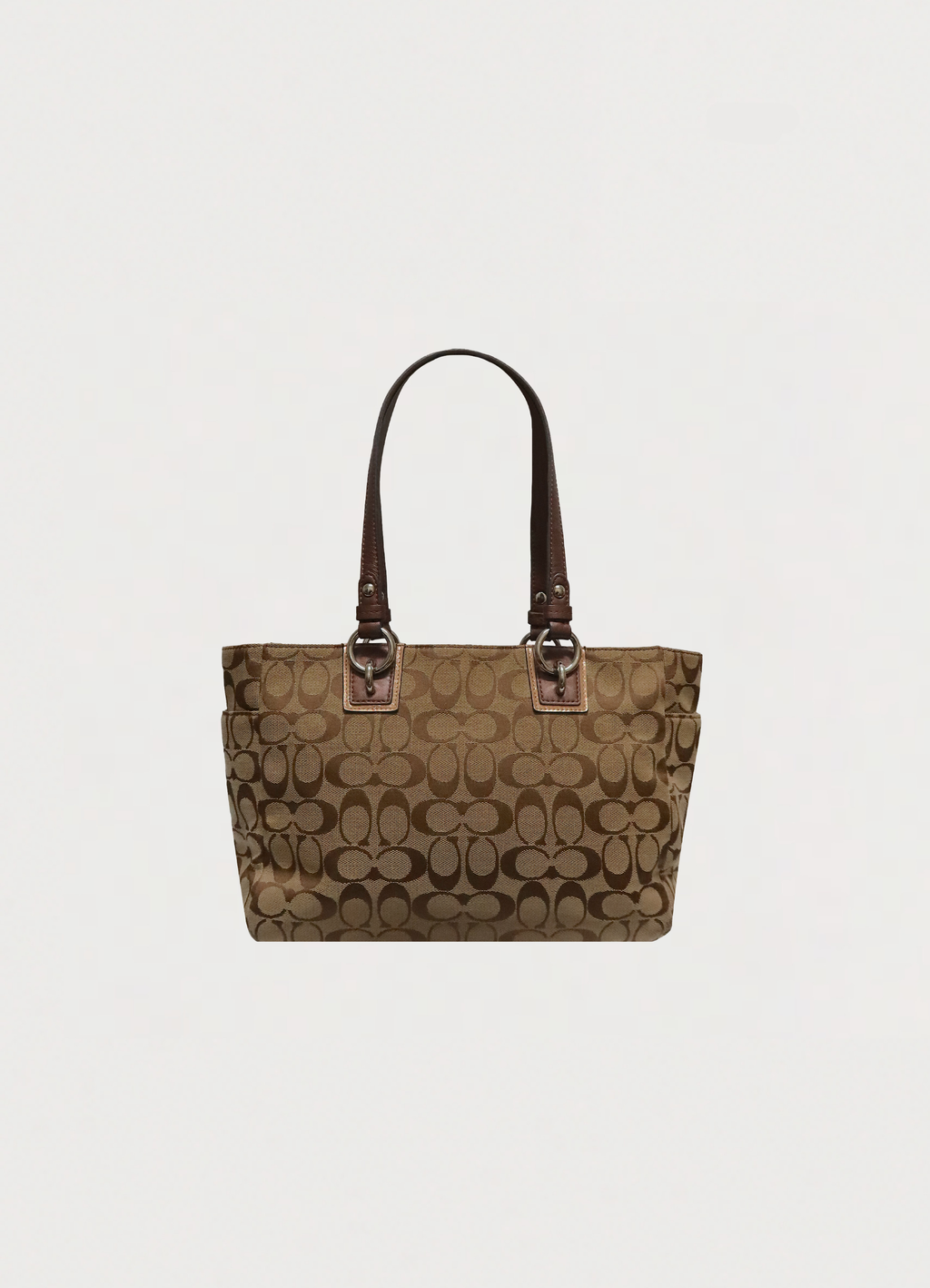 PATCHWORK SIGNATURE MONOGRAM TOTE BAG
