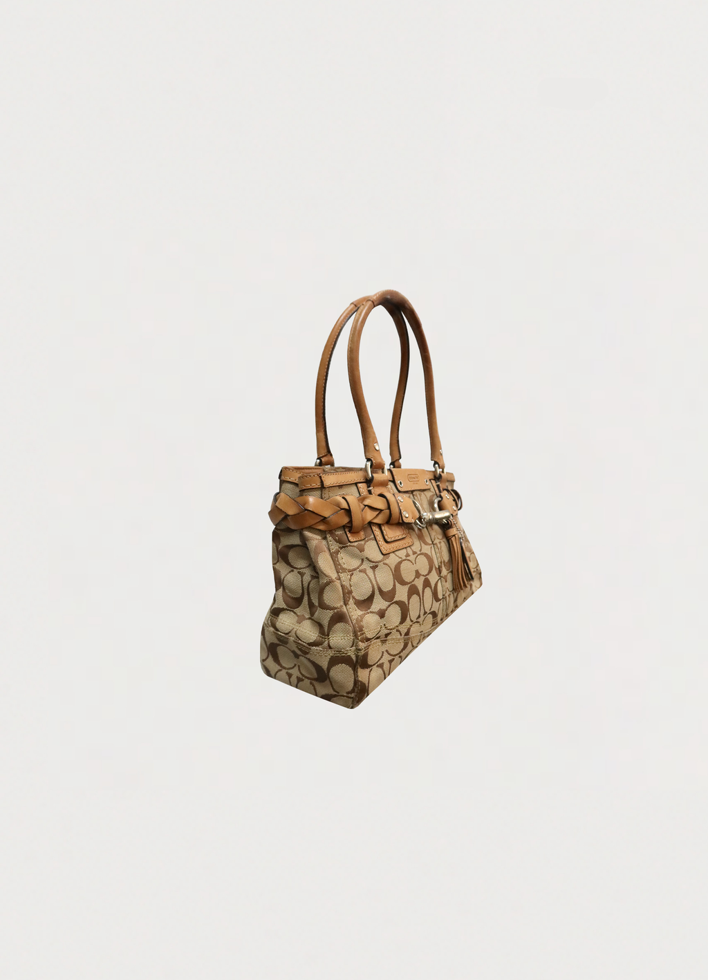 SIGNATURE HAMPTONS CARRYALL SATCHEL BAG