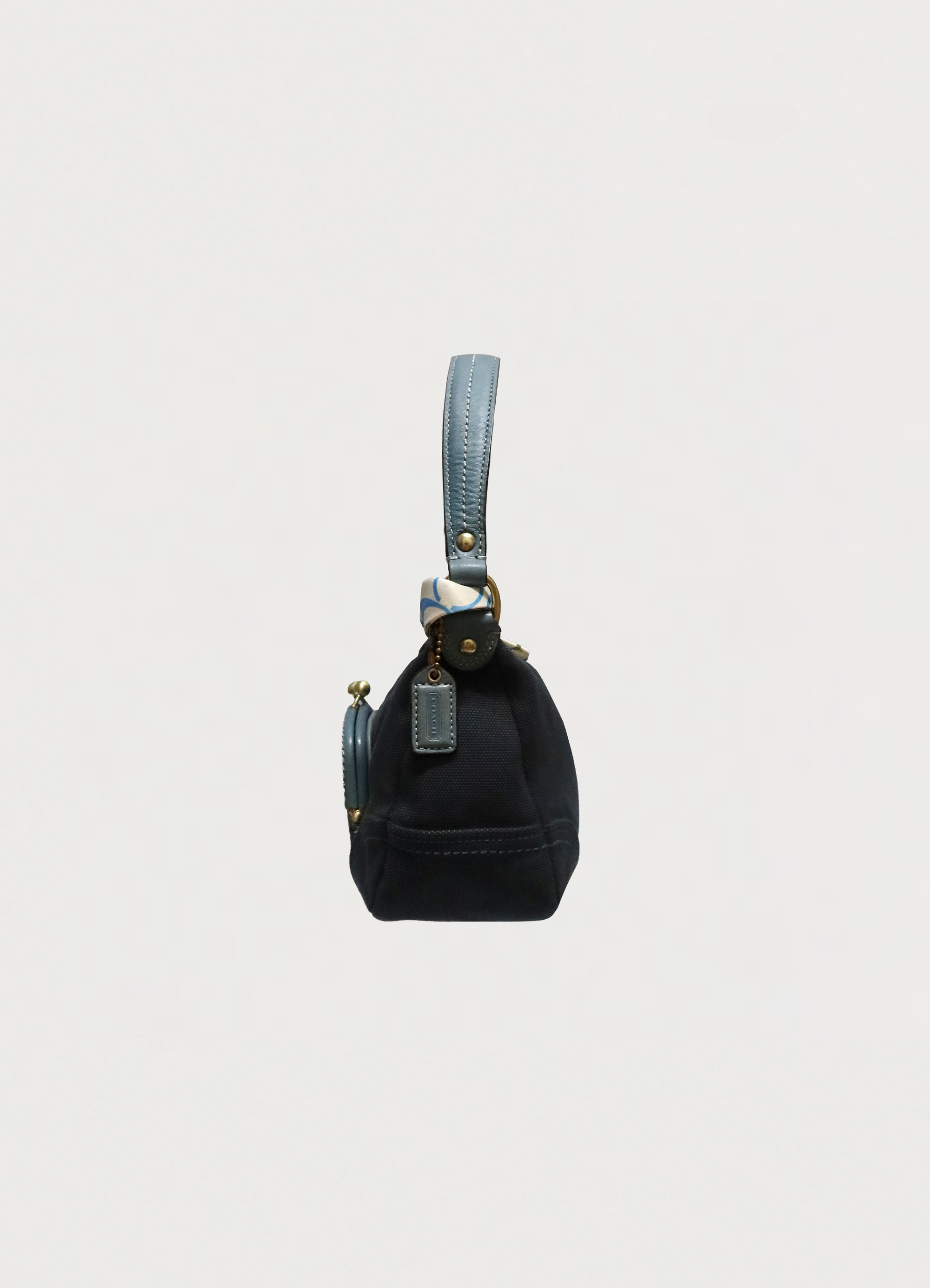 KISSLOCK POCKET STRIPE POCHETTE BAG