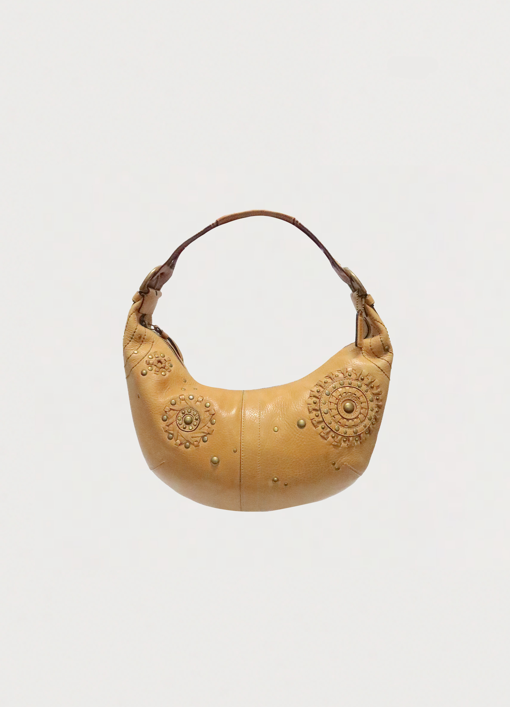 MIA STUDDED STARBURST HOBO SHOULDER BAG